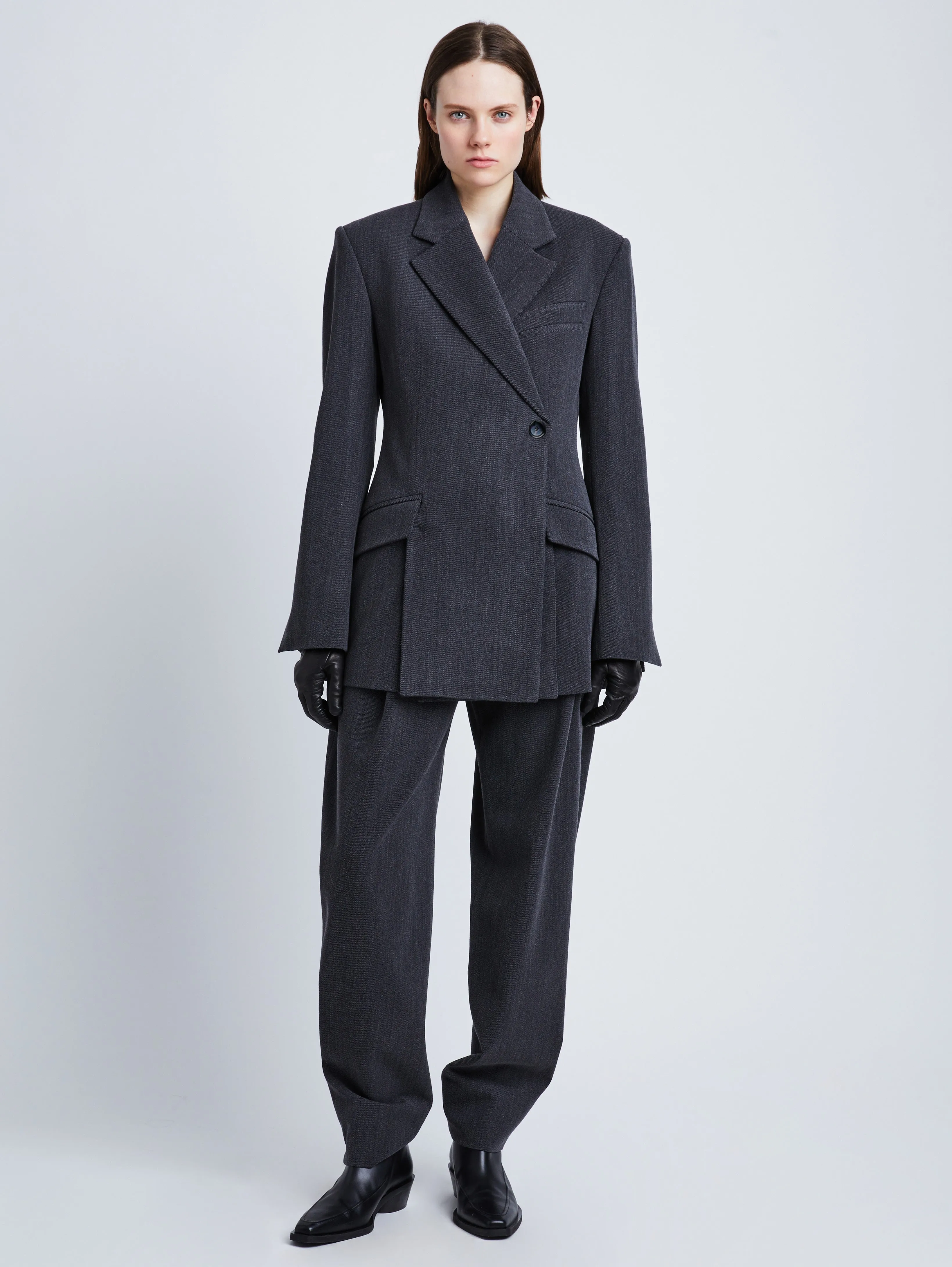 Melange Wool Jacket sold by Proenza Schouler product image thumbnail 3