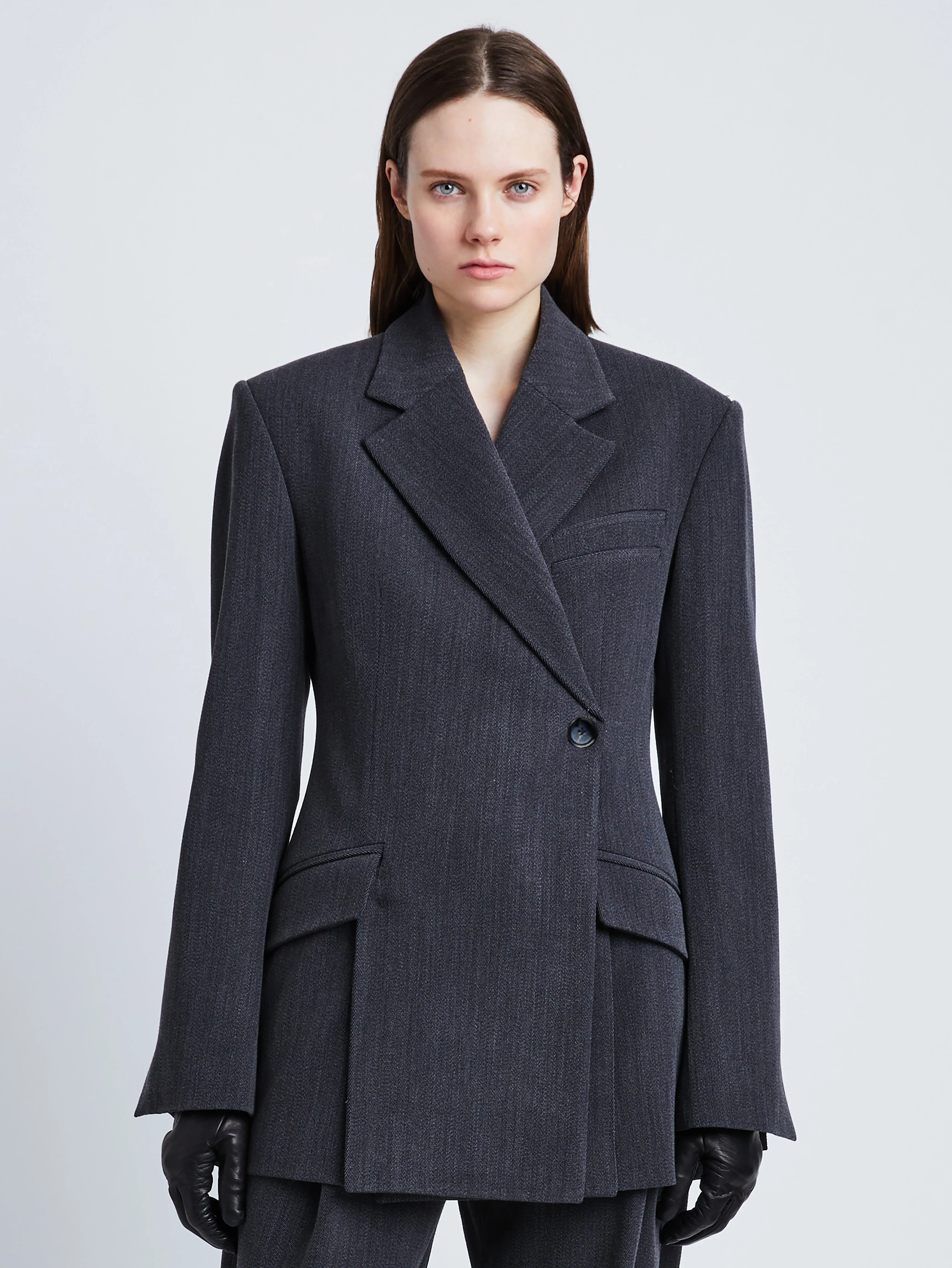 Melange Wool Jacket sold by Proenza Schouler product image thumbnail 2