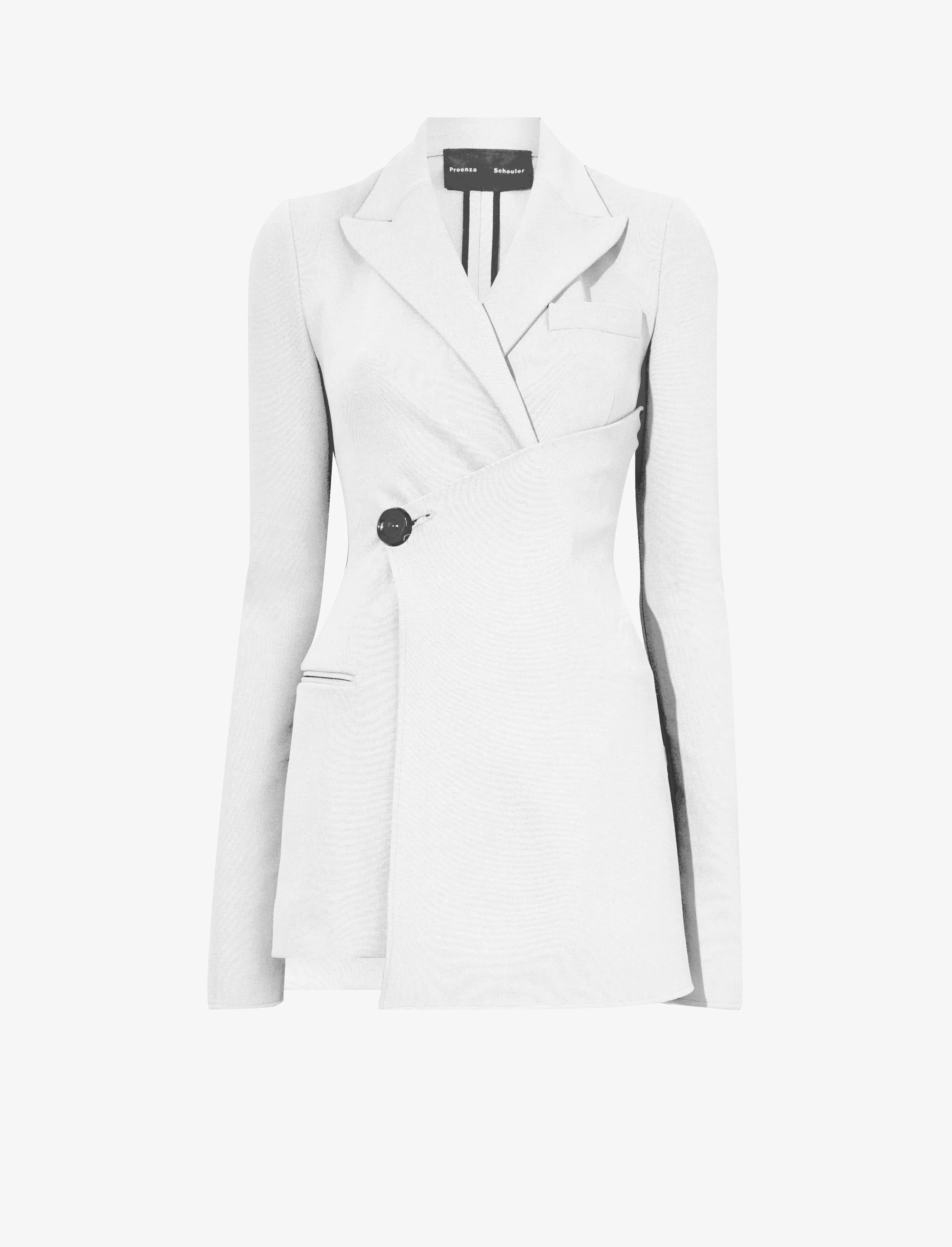 Bi-Stretch Crepe Cinched Jacket sold by Proenza Schouler