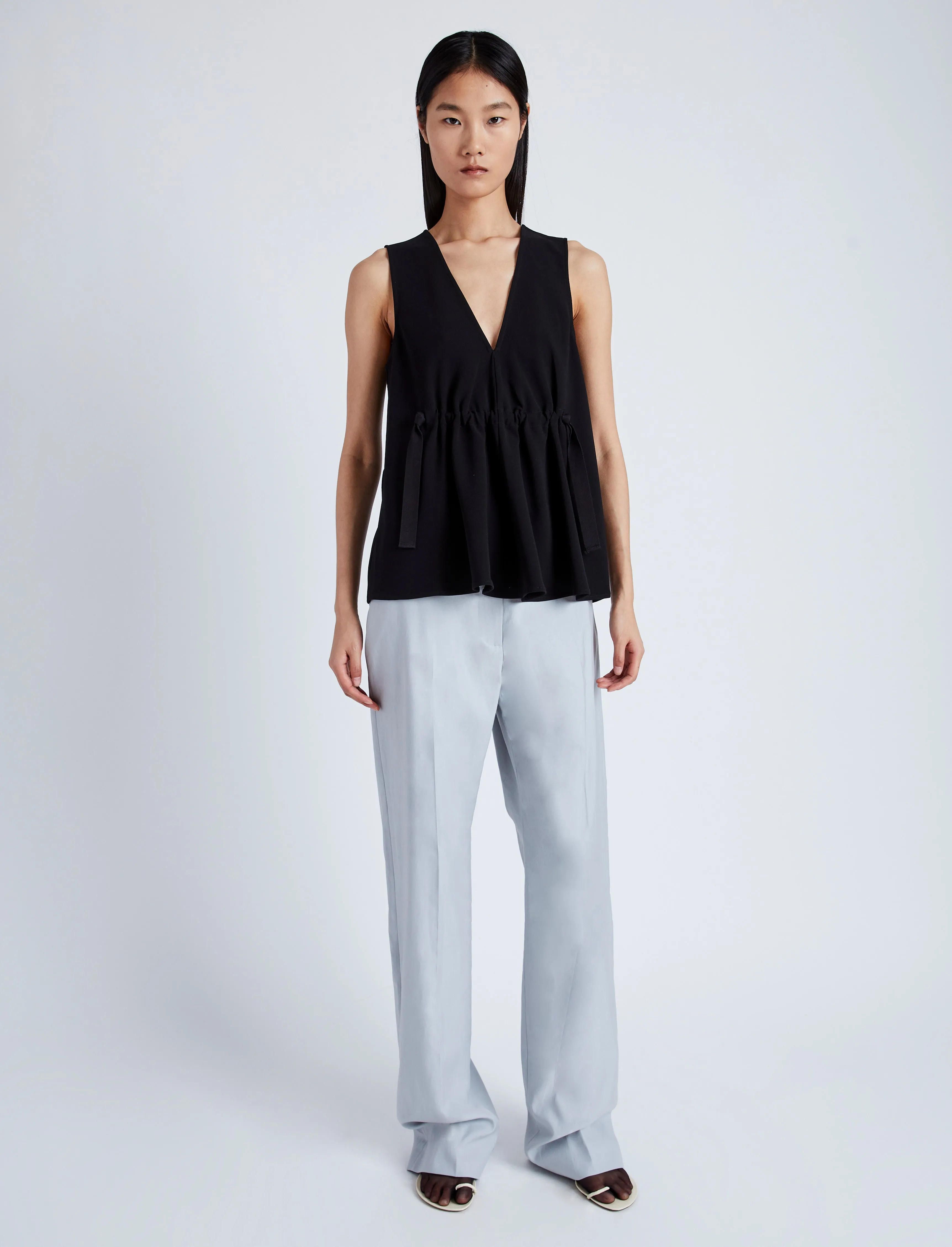 Casey Top in Matte Viscose Crepe sold by Proenza Schouler product image thumbnail 3