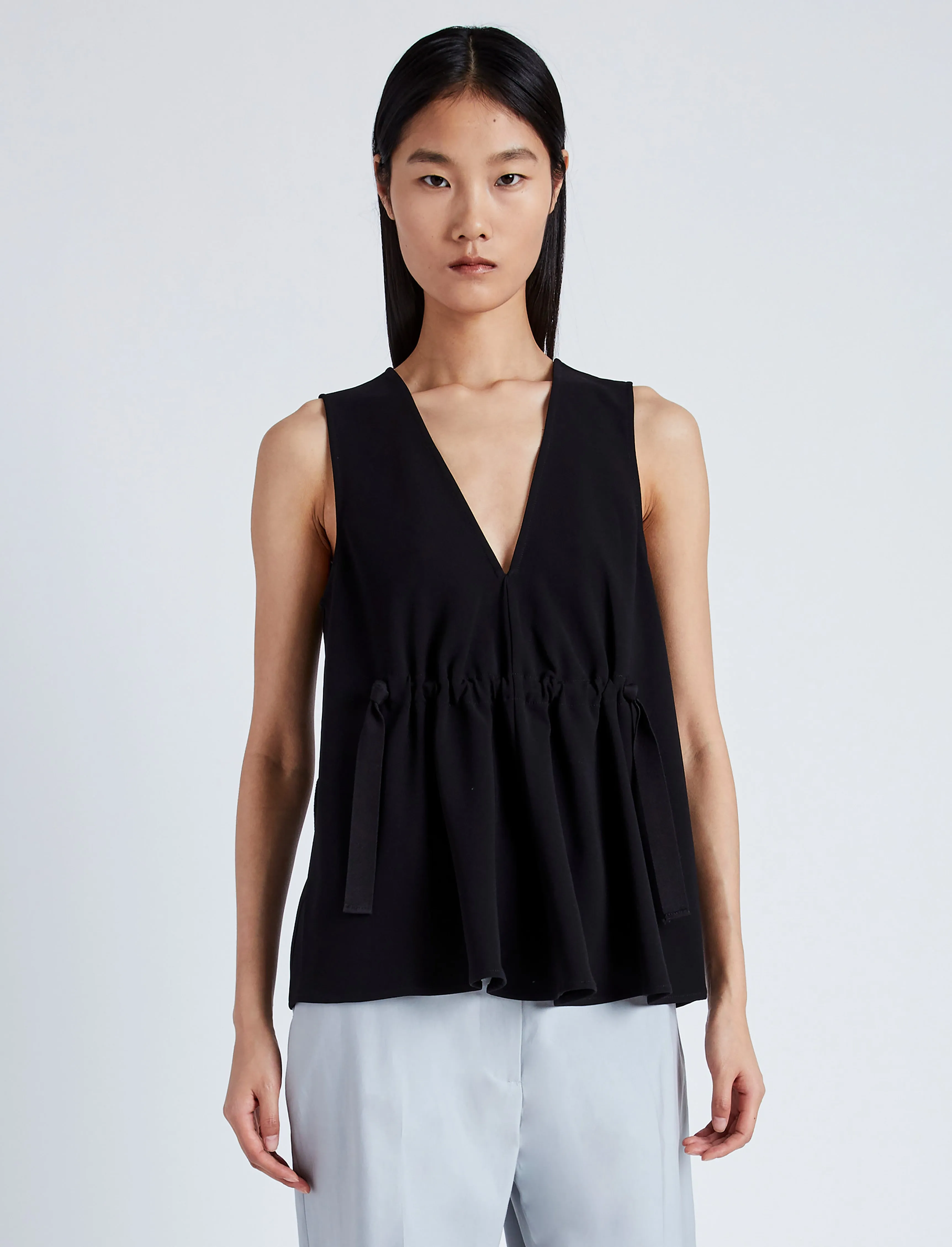 Casey Top in Matte Viscose Crepe sold by Proenza Schouler product image thumbnail 2