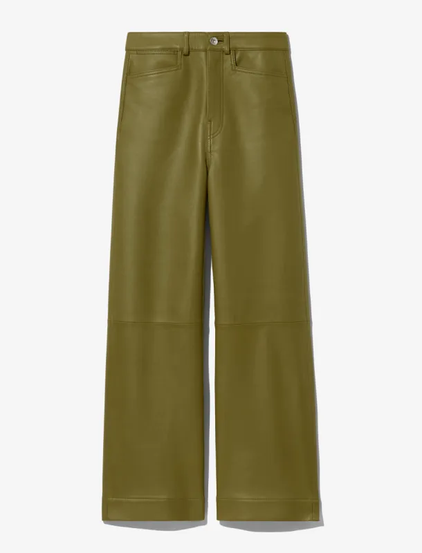Cropped Leather Pants sold by Proenza Schouler
