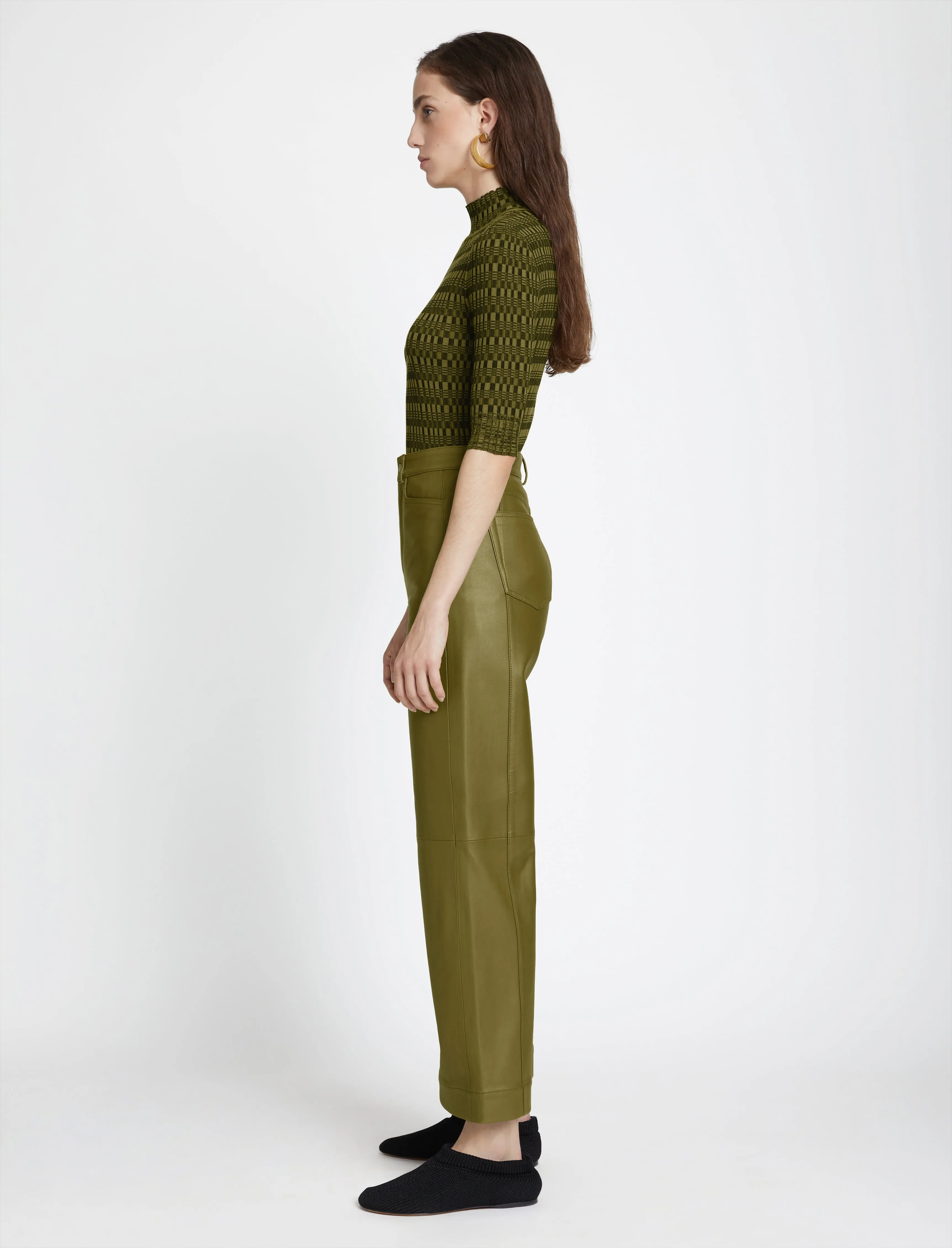 Cropped Leather Pants sold by Proenza Schouler product image thumbnail 3