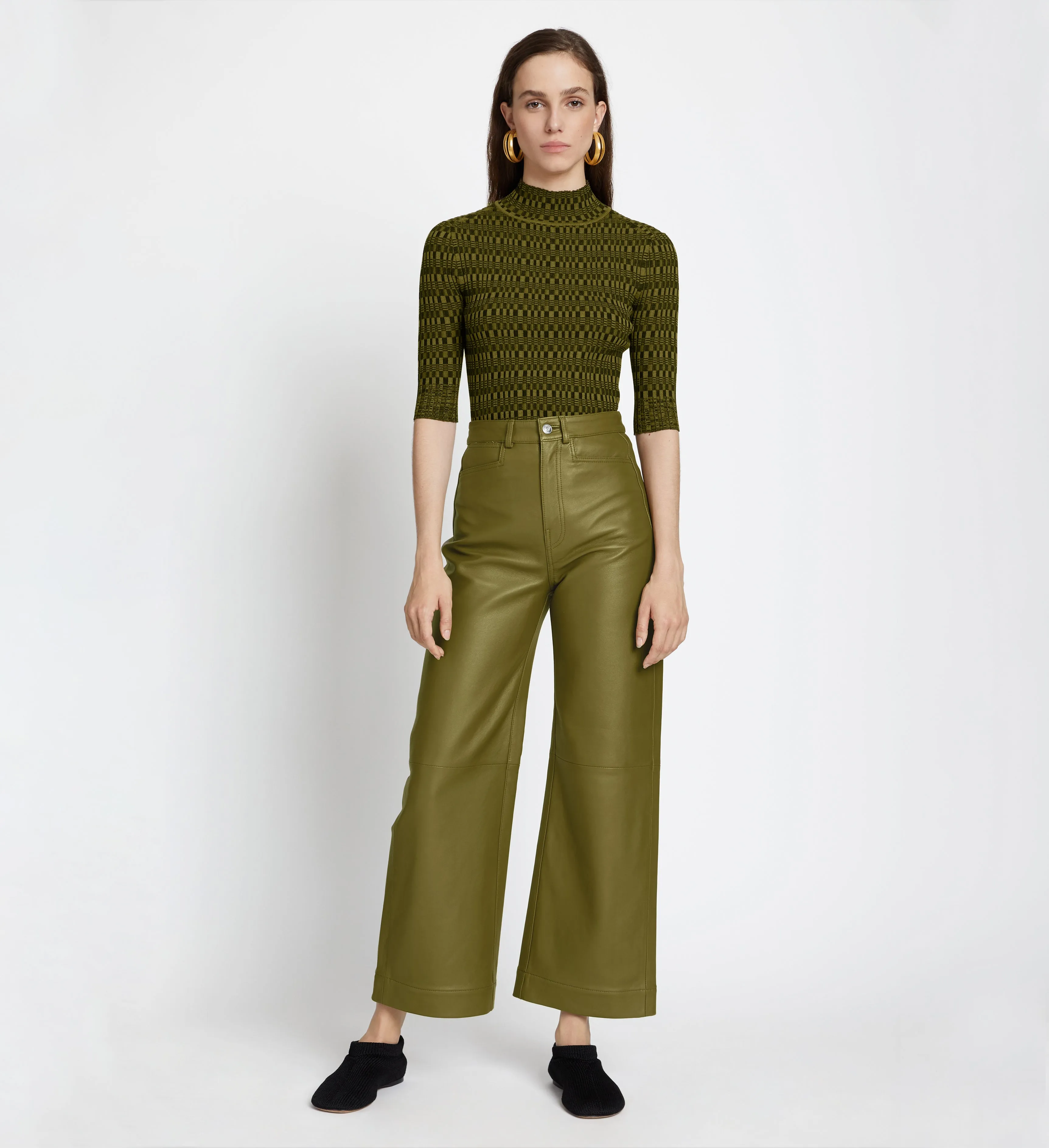 Cropped Leather Pants sold by Proenza Schouler product image thumbnail 2