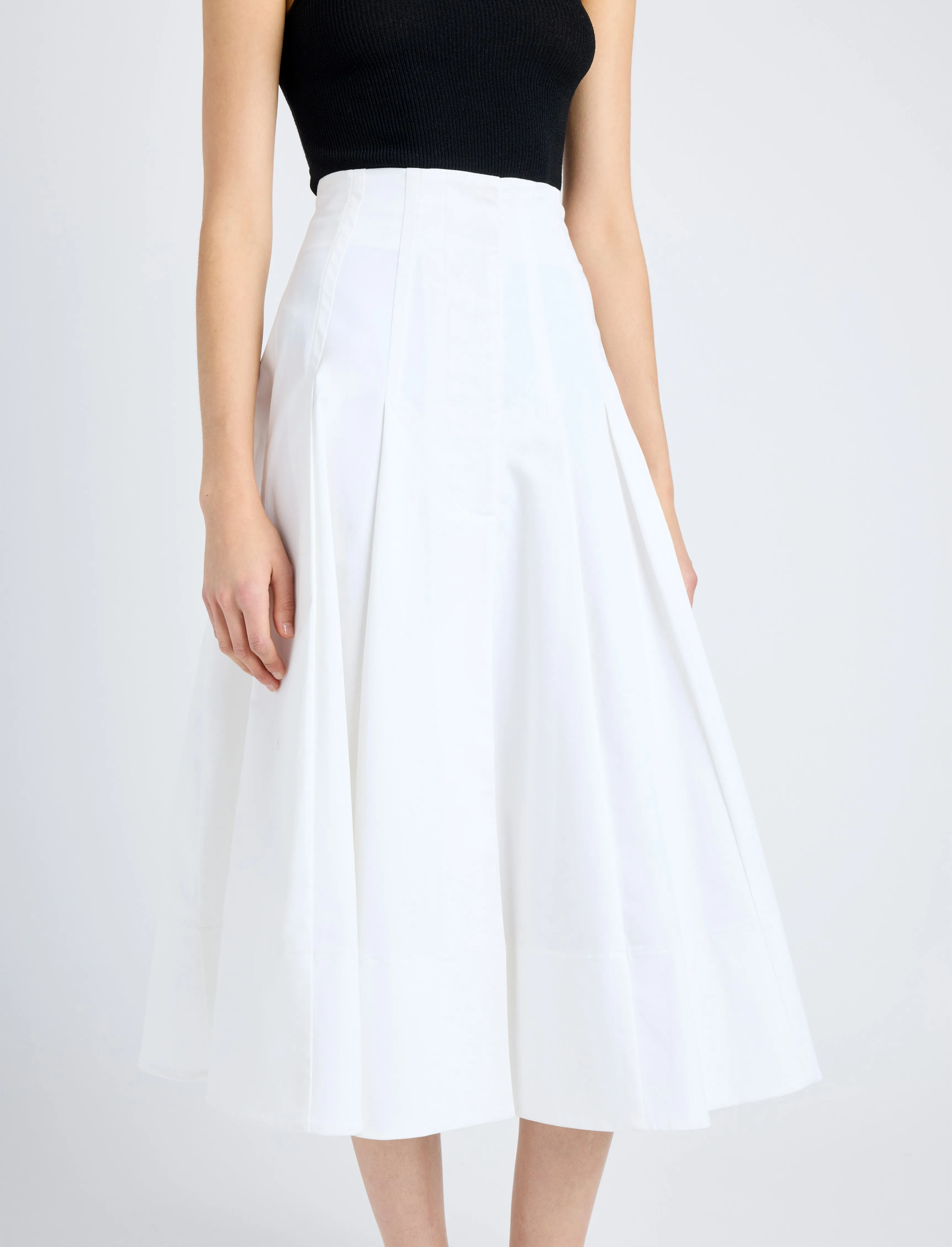 Moore Skirt in Organic Cotton Twill sold by Proenza Schouler product image thumbnail 5