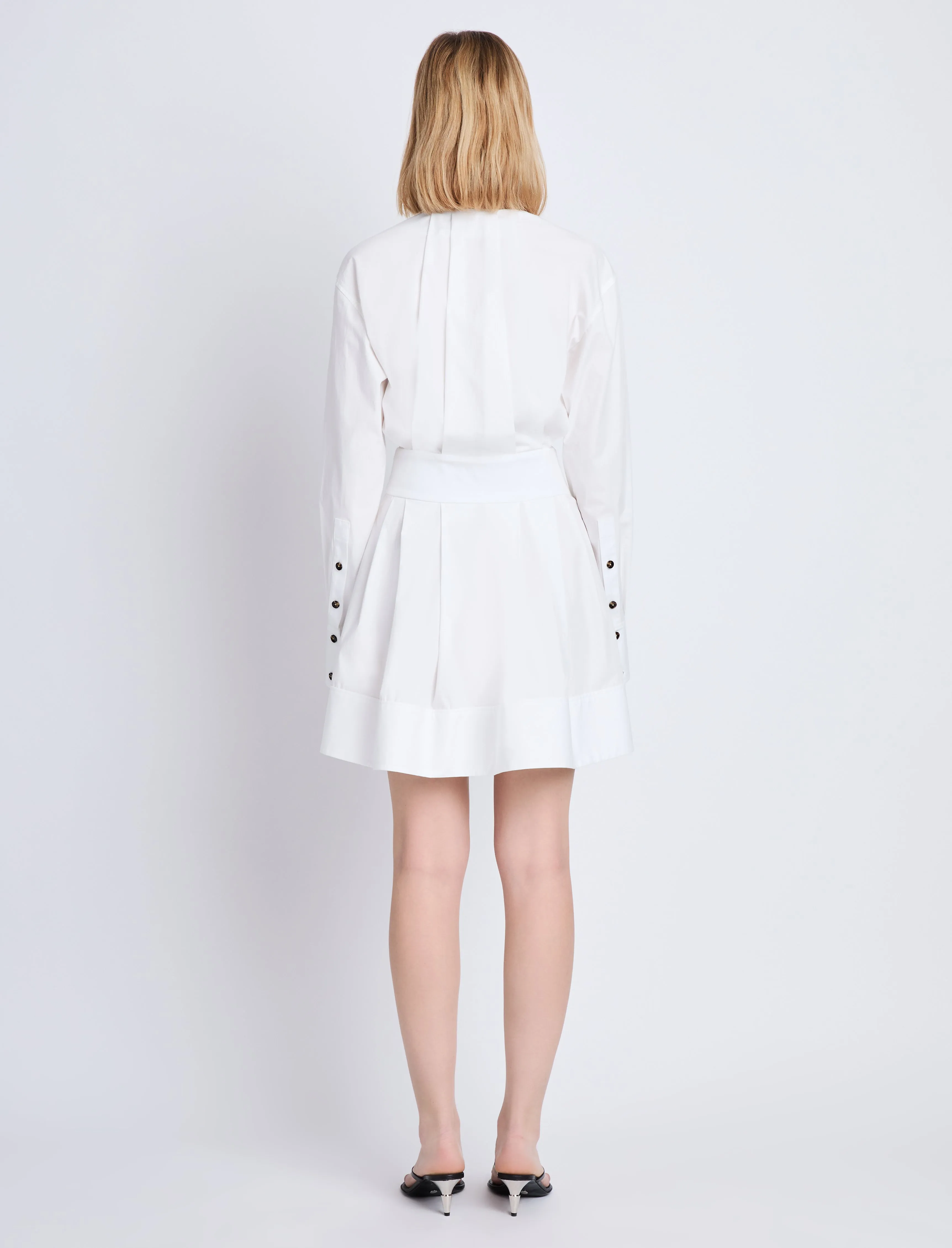 Eileen Dress in Eco Poplin sold by Proenza Schouler product image thumbnail 4