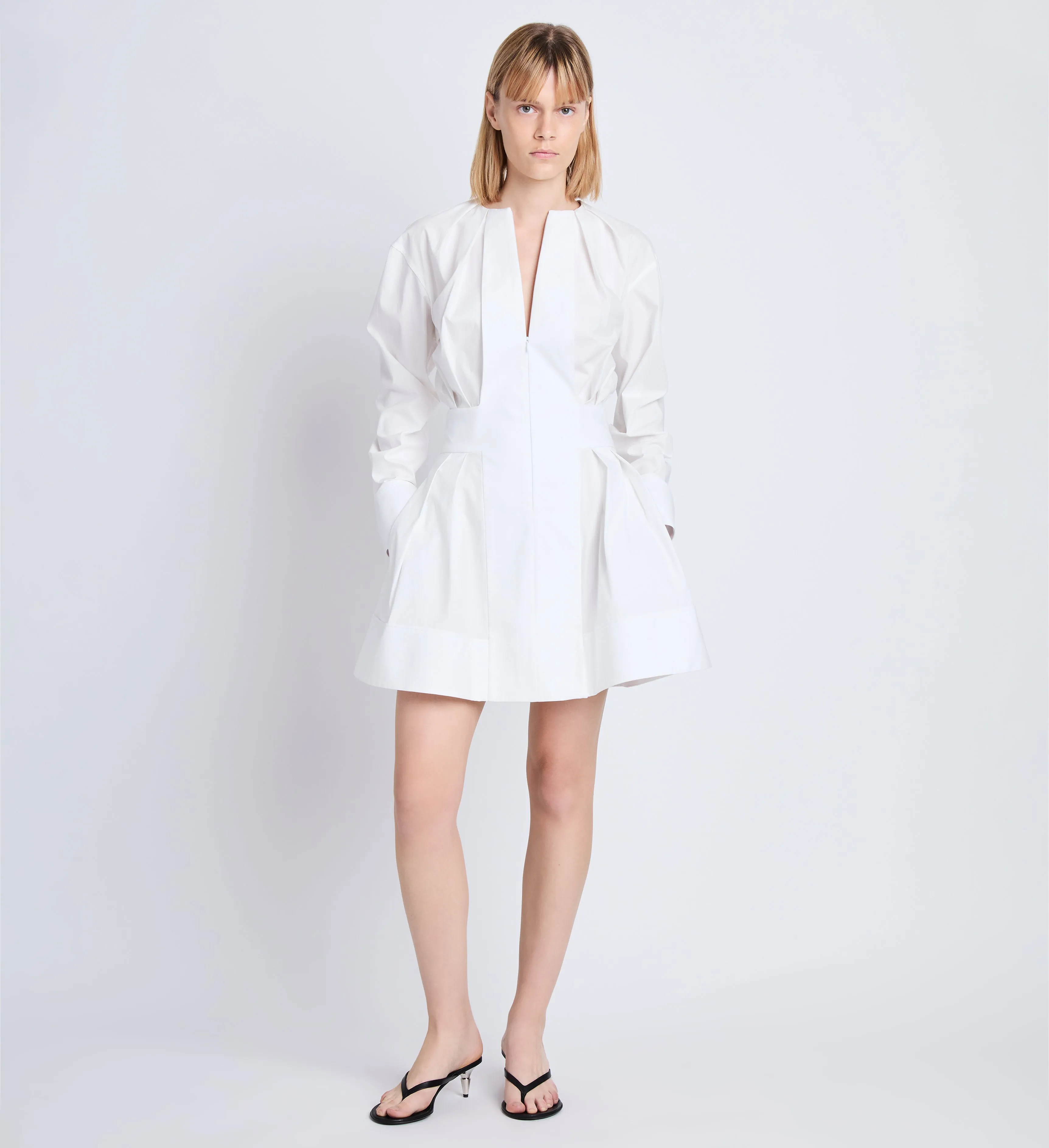 Eileen Dress in Eco Poplin sold by Proenza Schouler product image thumbnail 2