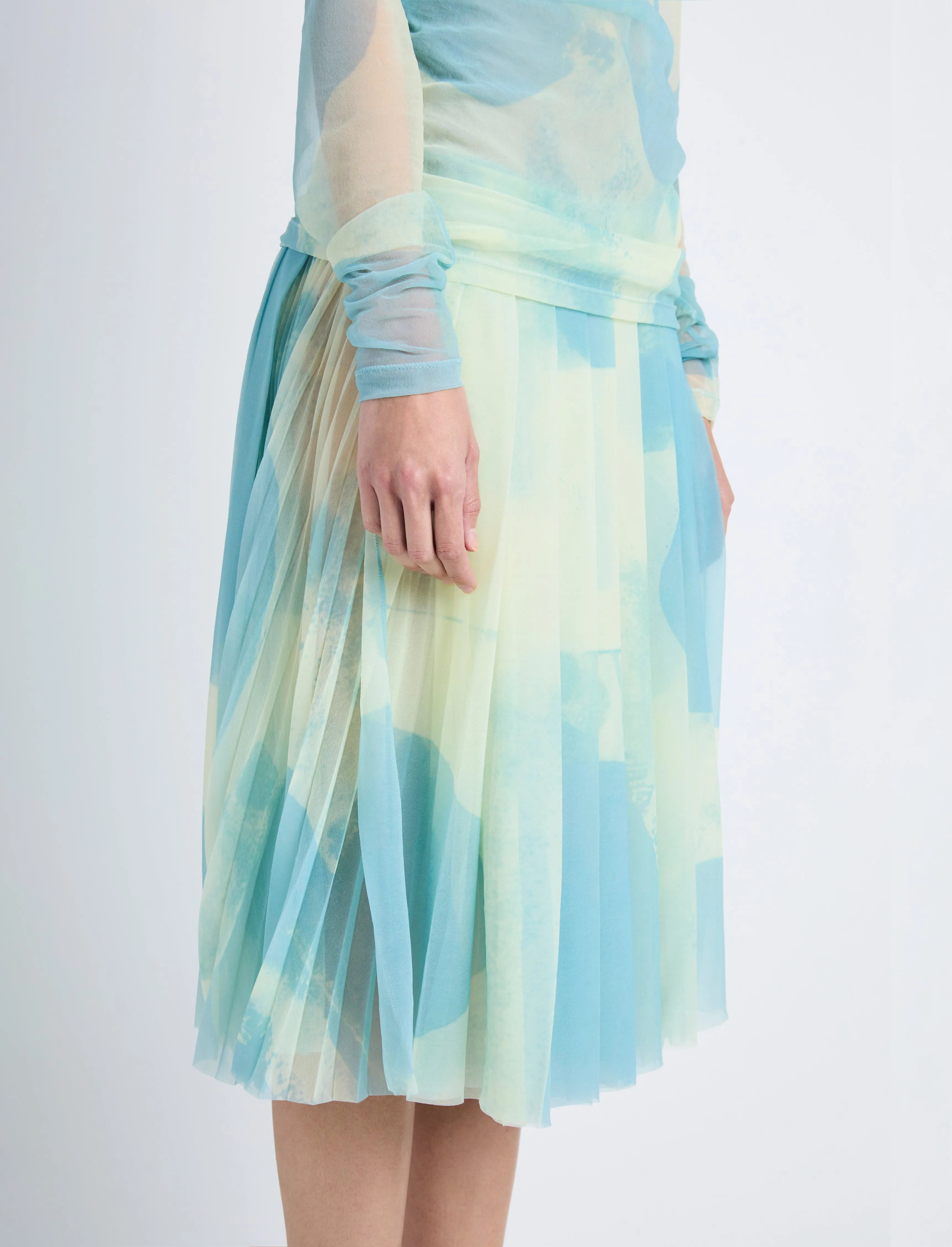 Judy Skirt in Printed Nylon Jersey sold by Proenza Schouler product image thumbnail 5