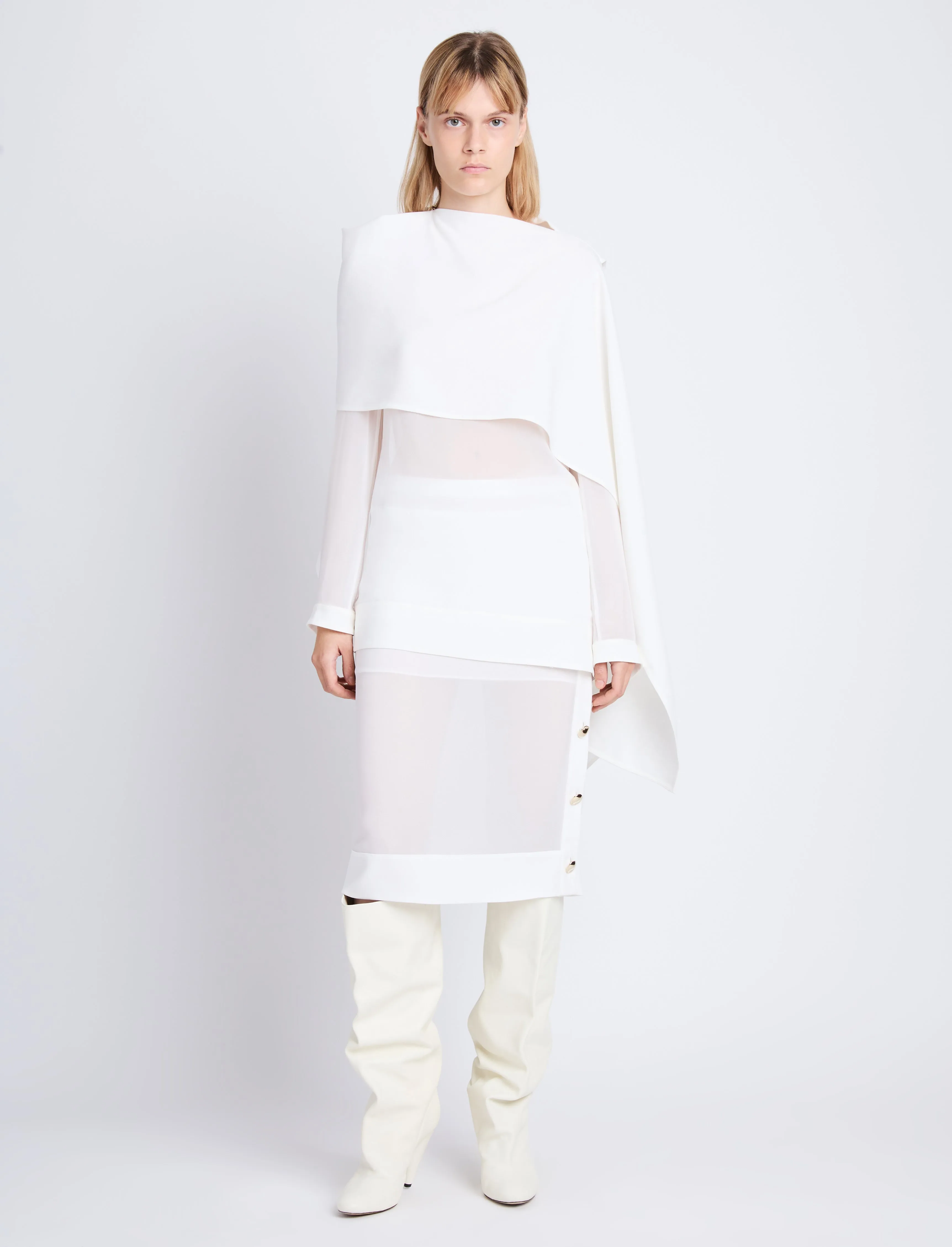 Technical Chiffon Top sold by Proenza Schouler product image thumbnail 3