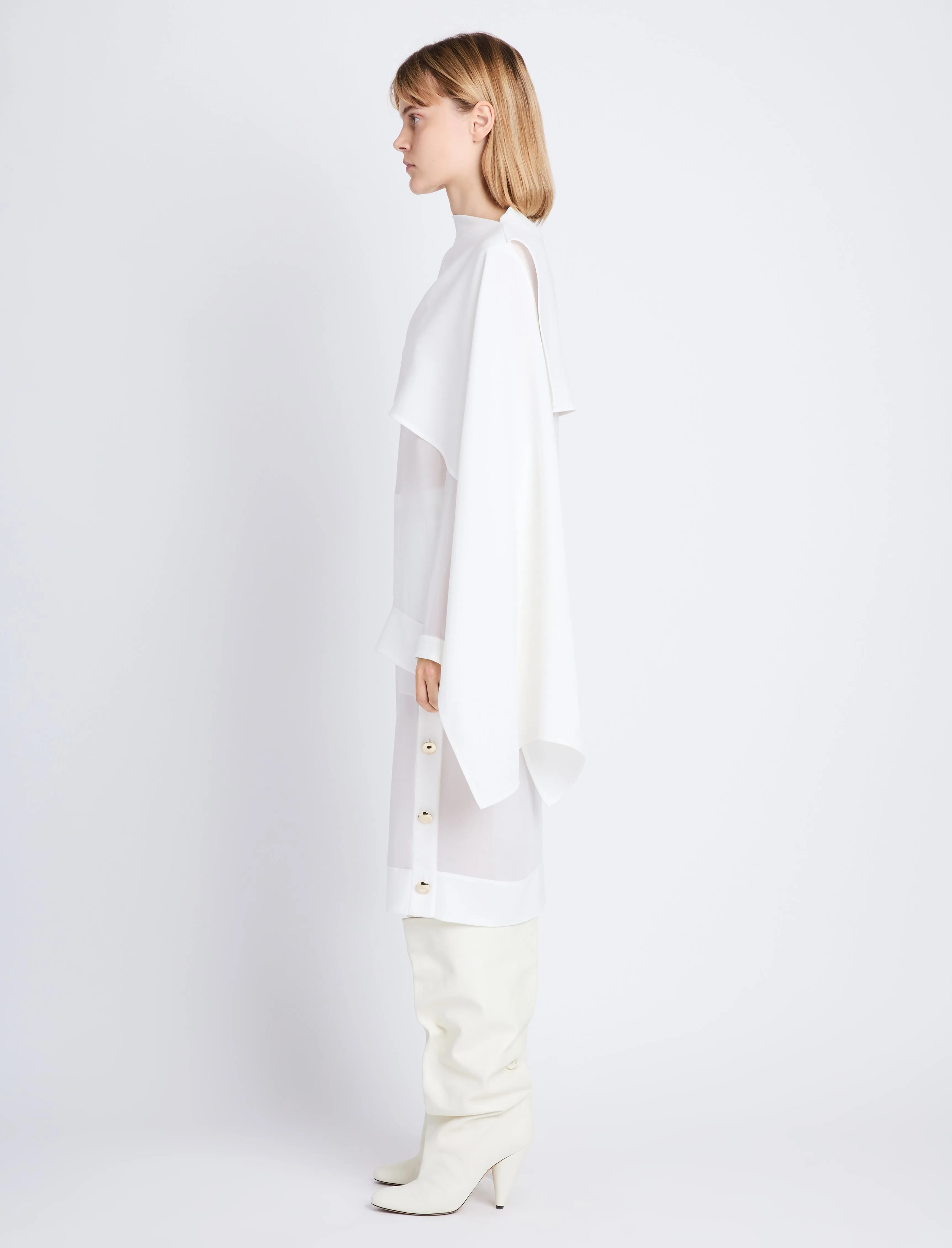 Technical Chiffon Top sold by Proenza Schouler product image thumbnail 4