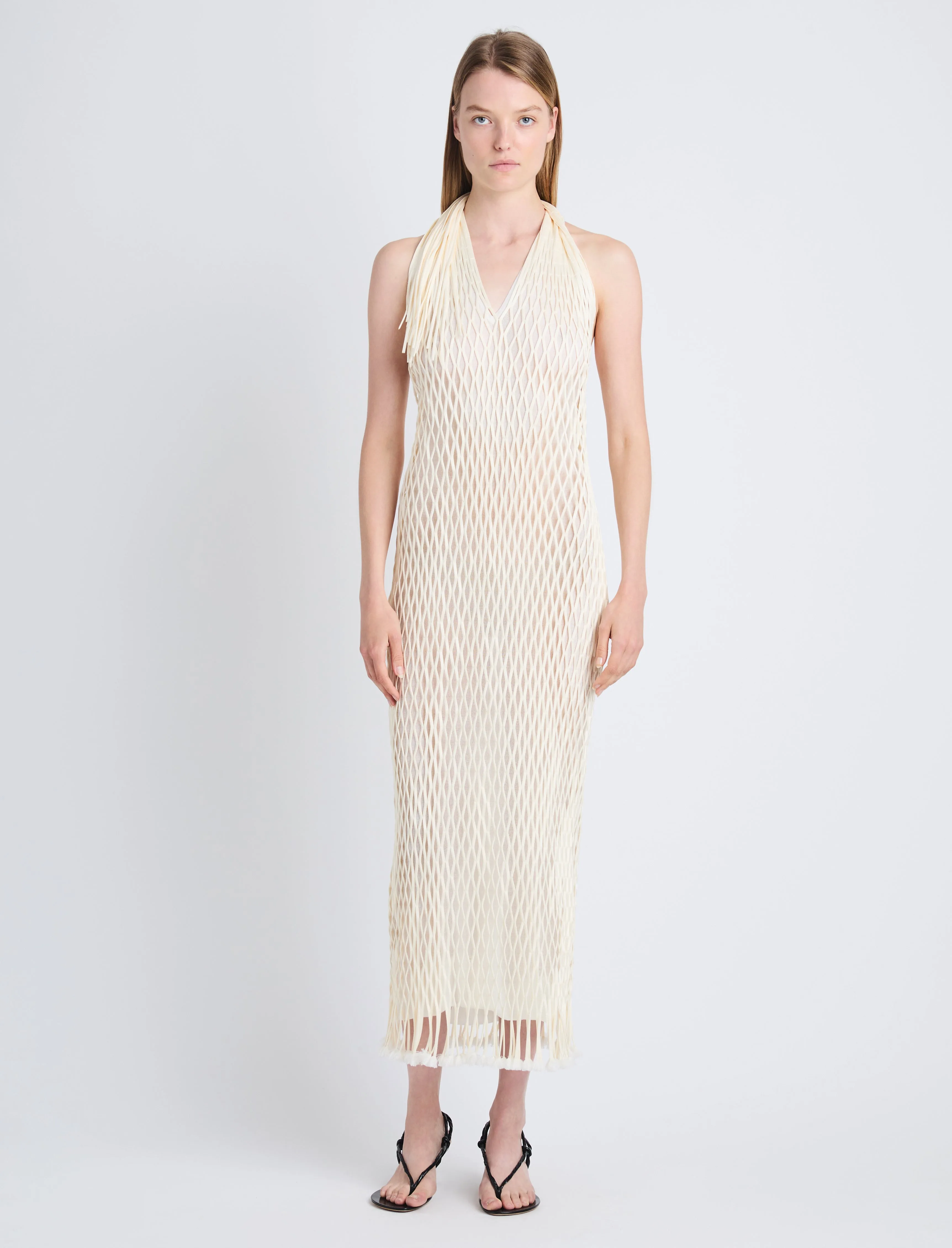 Zora Dress in Satin Ribbon sold by Proenza Schouler product image thumbnail 2