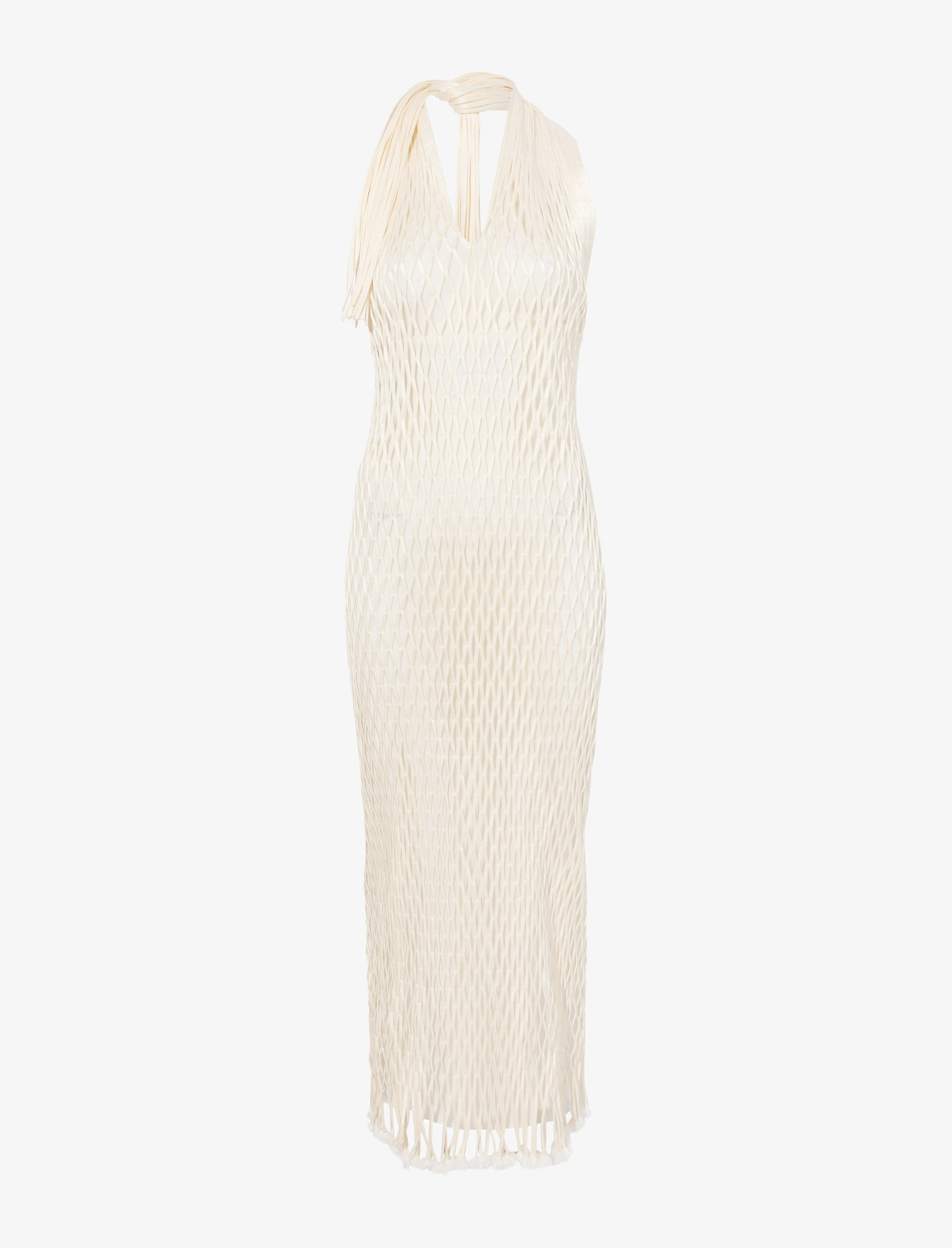 Zora Dress in Satin Ribbon sold by Proenza Schouler