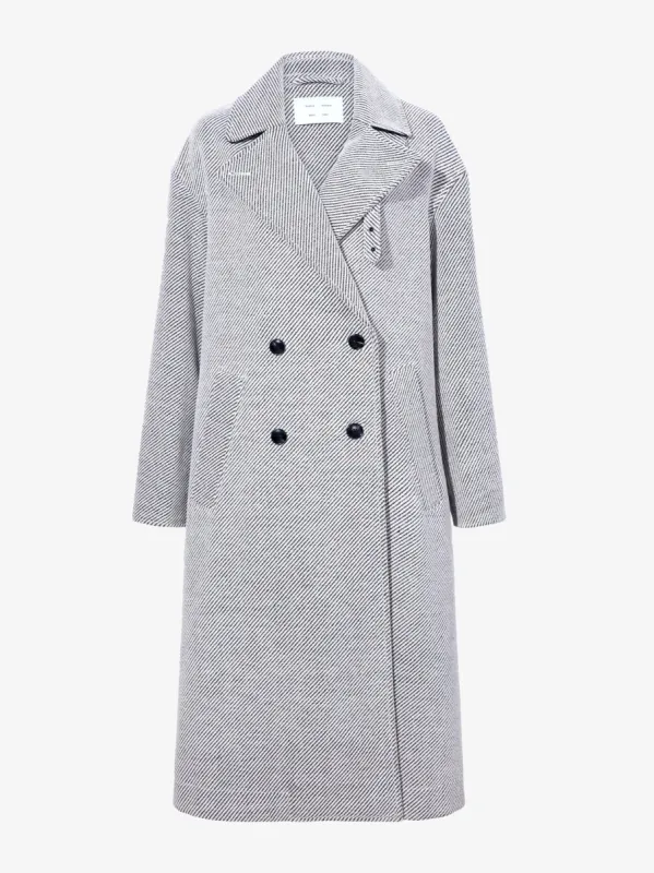 Ronan Coat in Soft Twill Coating sold by Proenza Schouler