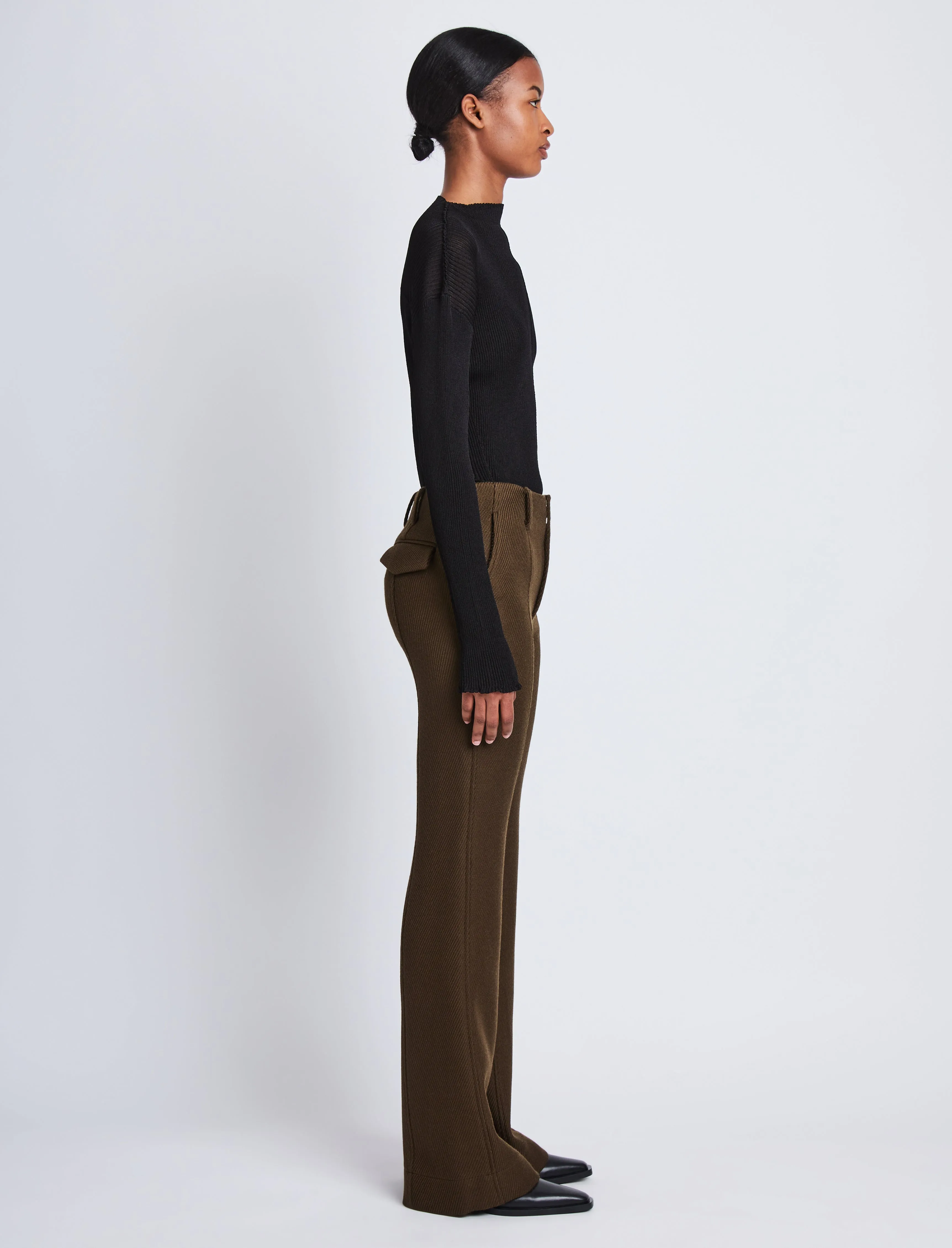 Barbara Pant in Wool Twill sold by Proenza Schouler product image thumbnail 3