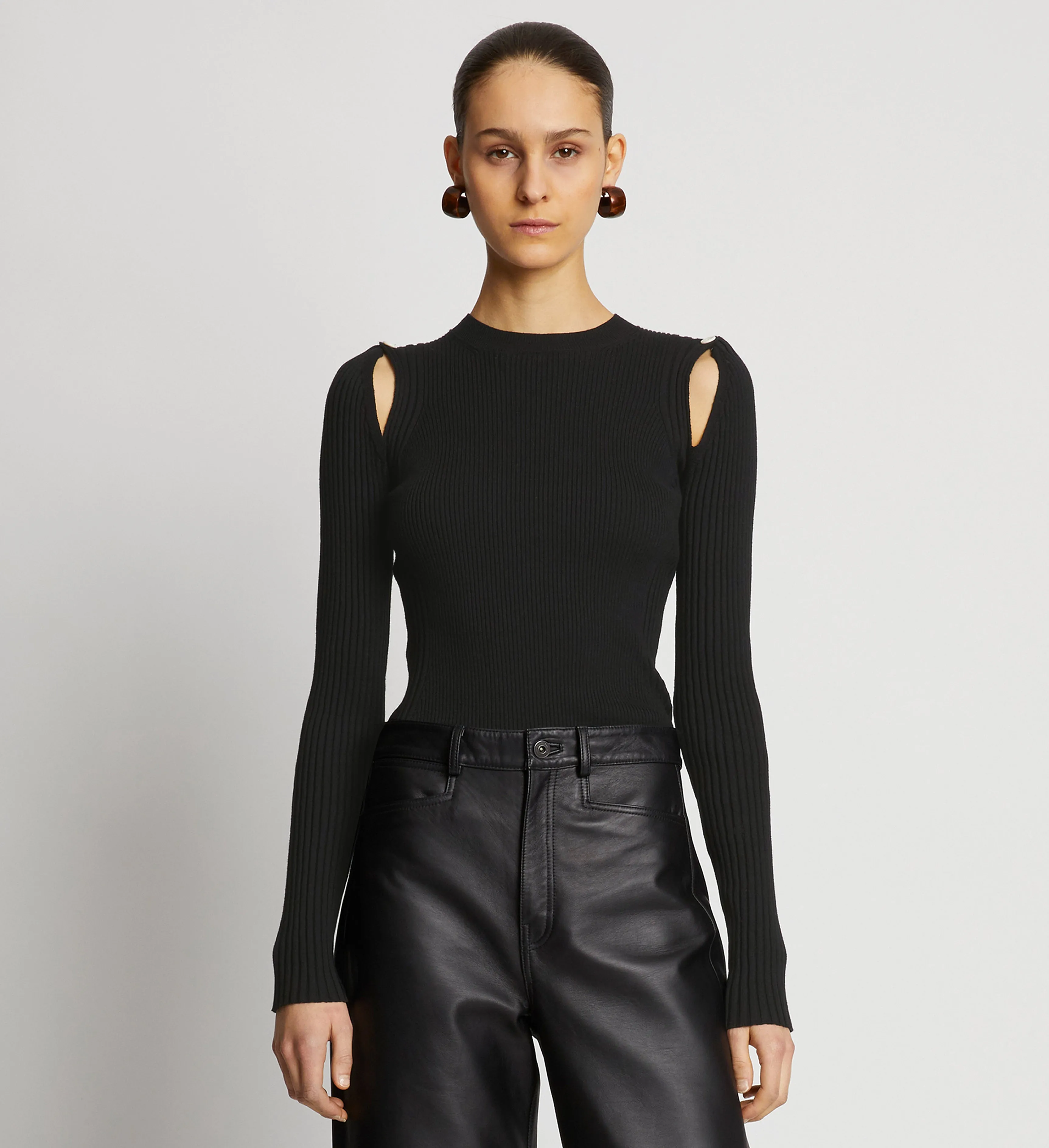 Cotton Cashmere Long Sleeve Sweater sold by Proenza Schouler product image thumbnail 2