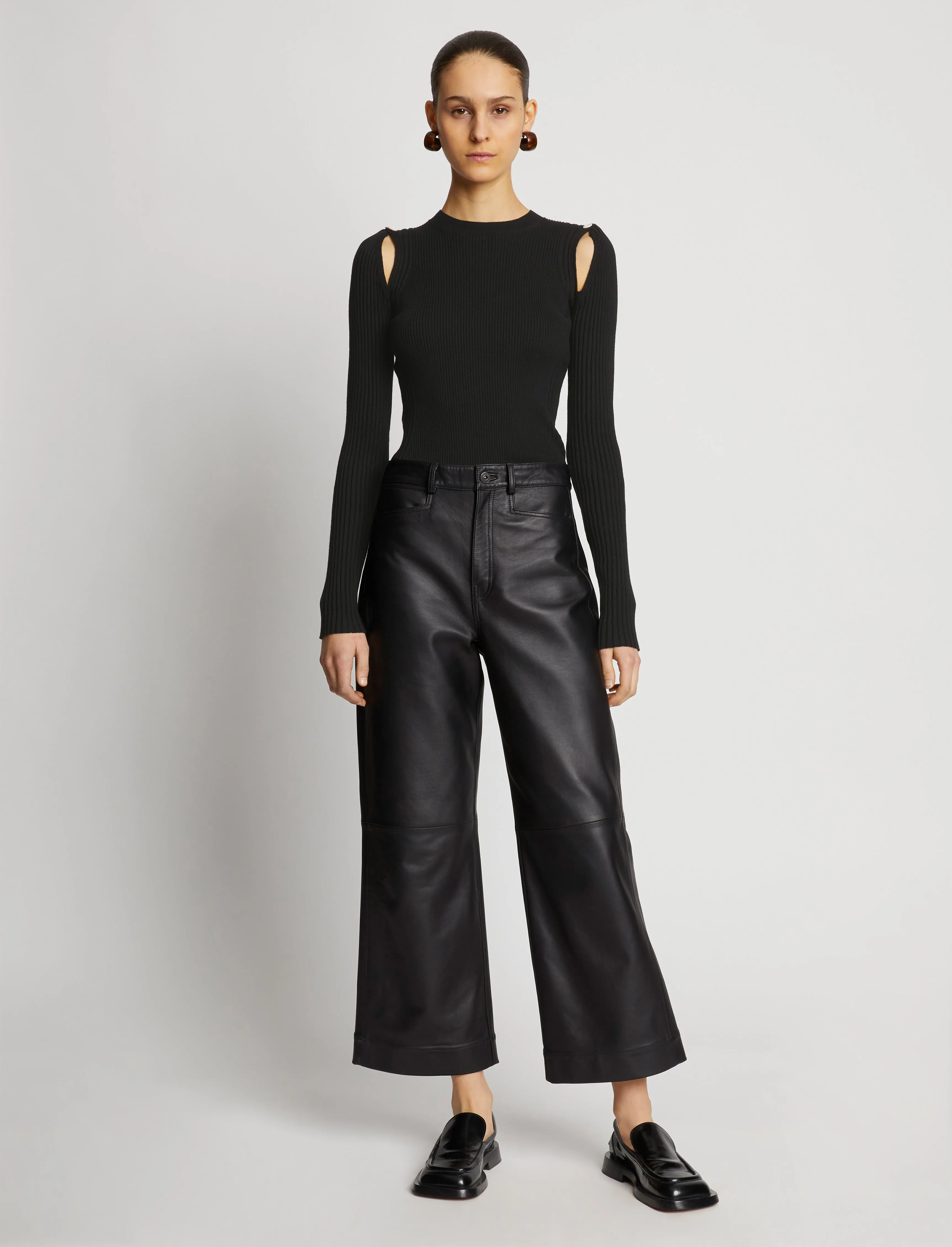 Cotton Cashmere Long Sleeve Sweater sold by Proenza Schouler product image thumbnail 3