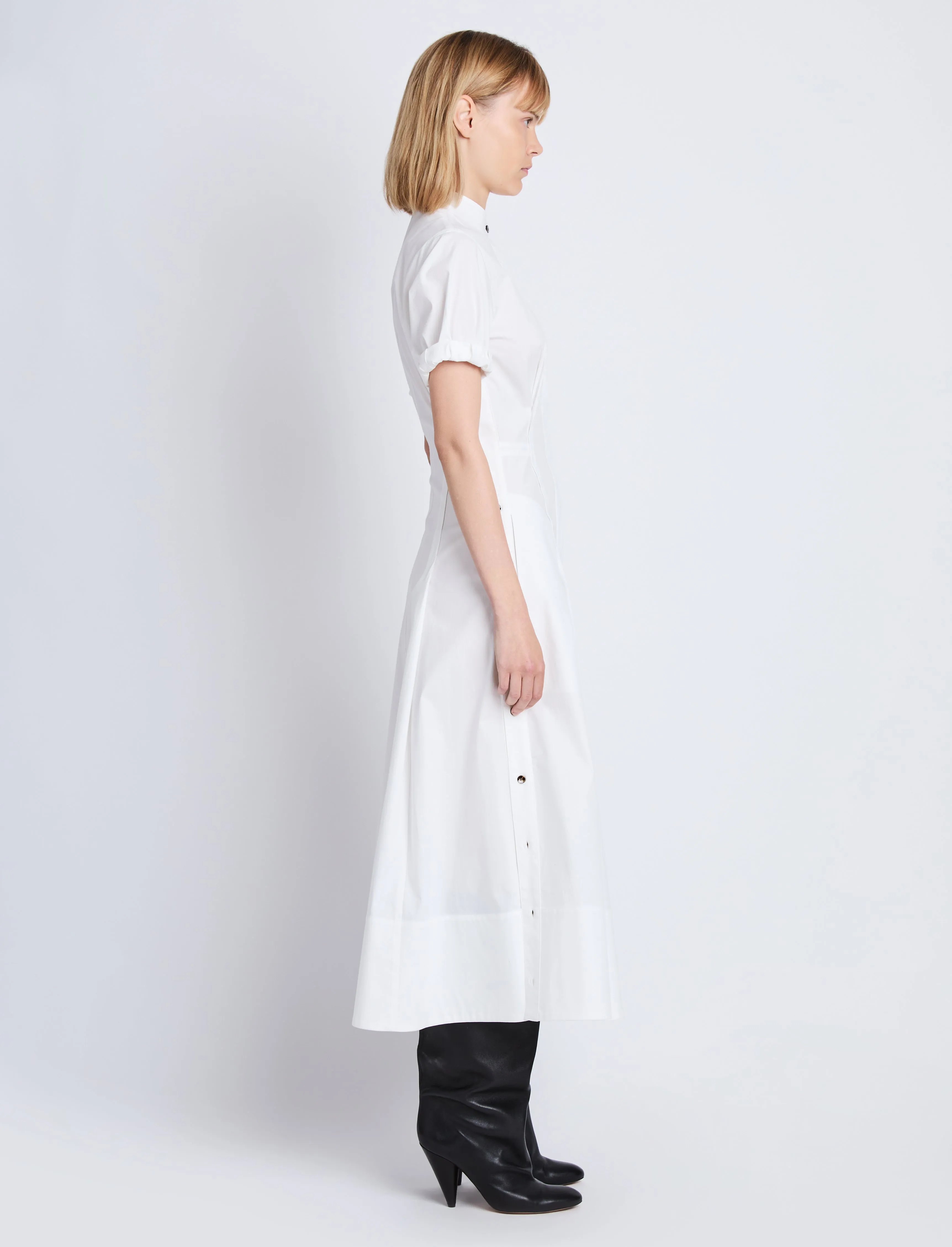 Tracey Dress in Eco Poplin sold by Proenza Schouler product image thumbnail 3