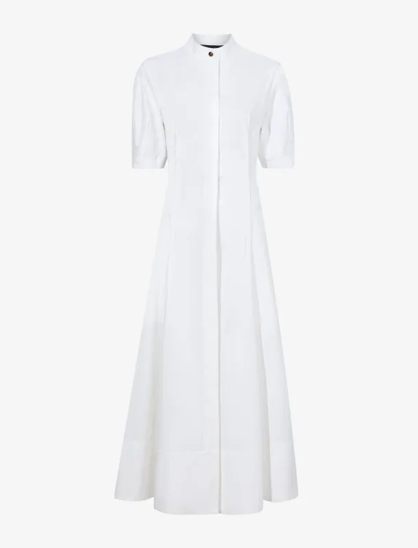 Tracey Dress in Eco Poplin sold by Proenza Schouler
