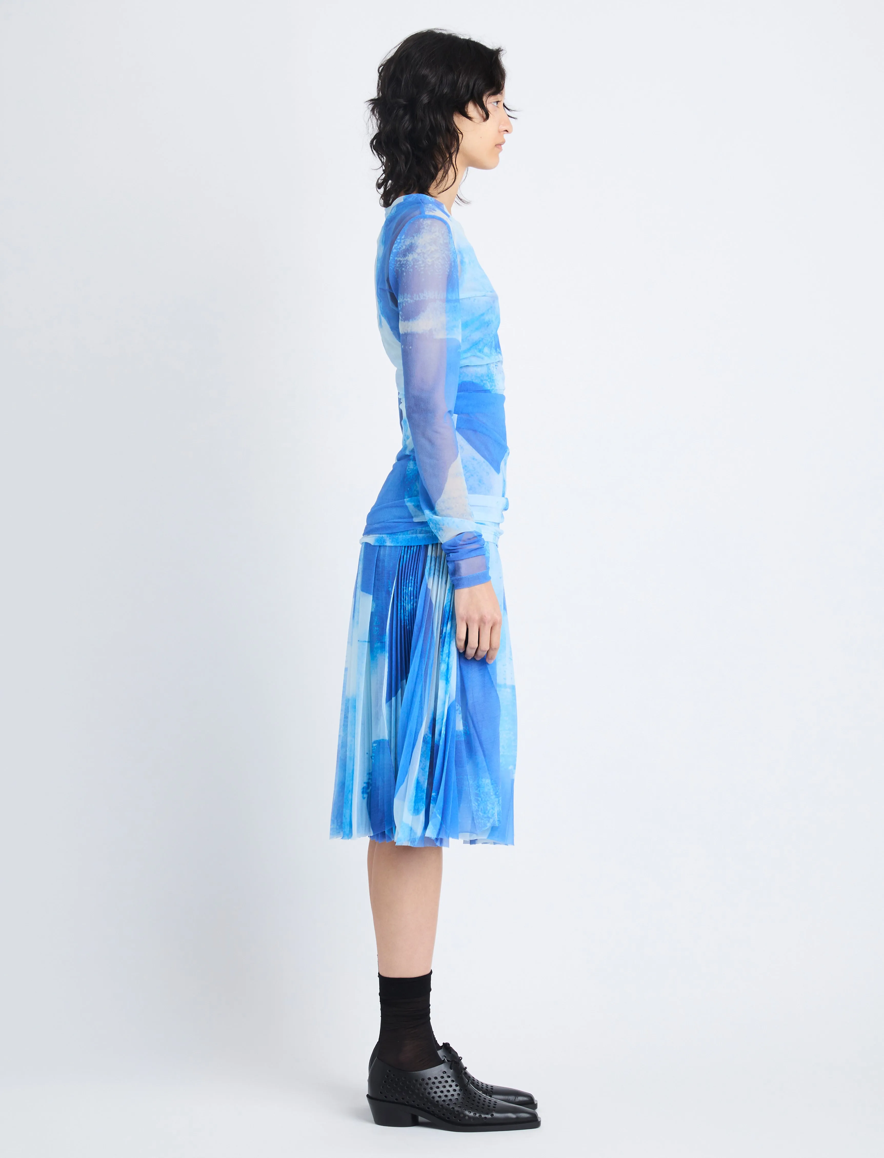 Judy Skirt in Printed Nylon Jersey sold by Proenza Schouler product image thumbnail 3