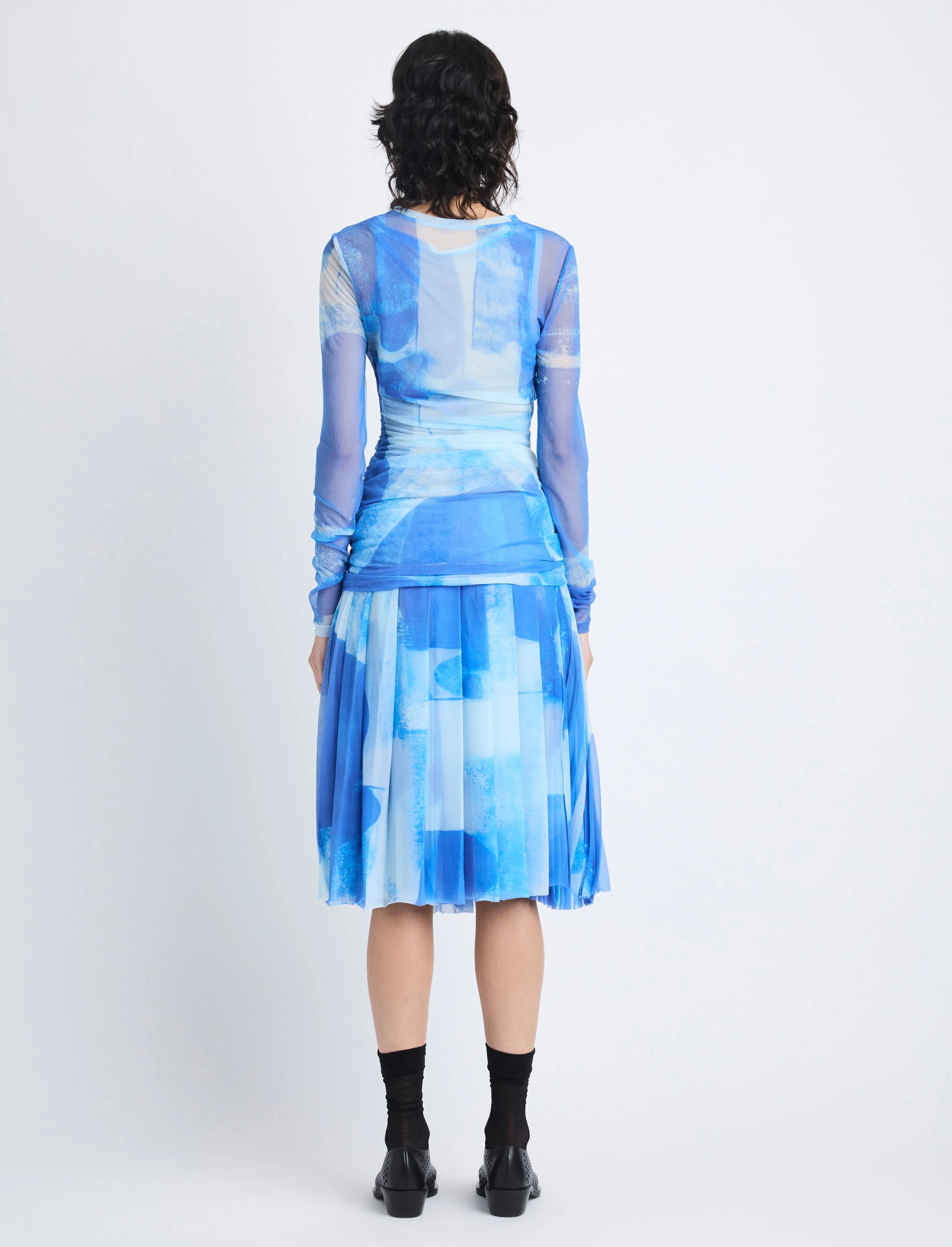 Judy Skirt in Printed Nylon Jersey sold by Proenza Schouler product image thumbnail 4