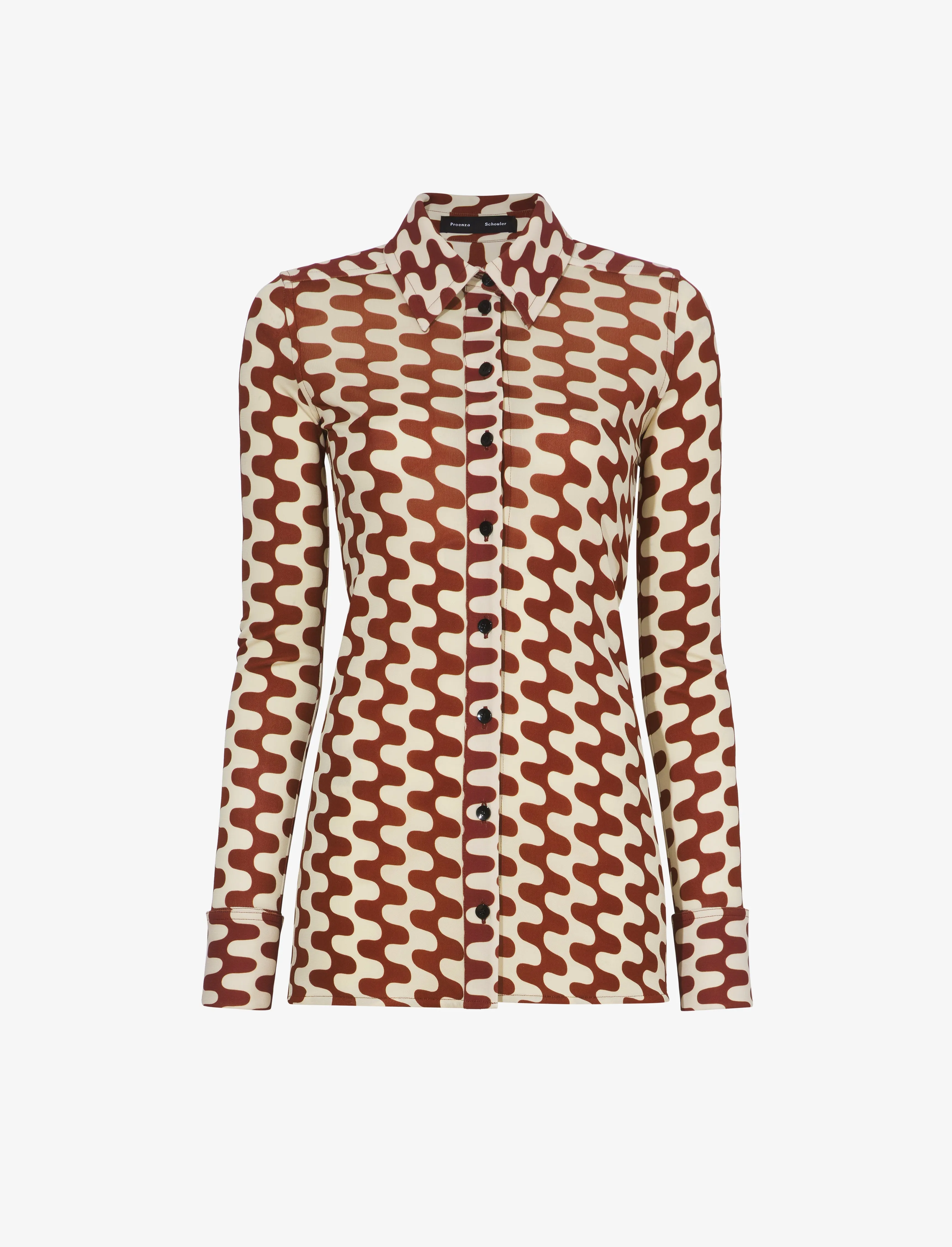 Printed Matte Jersey Shirt sold by Proenza Schouler