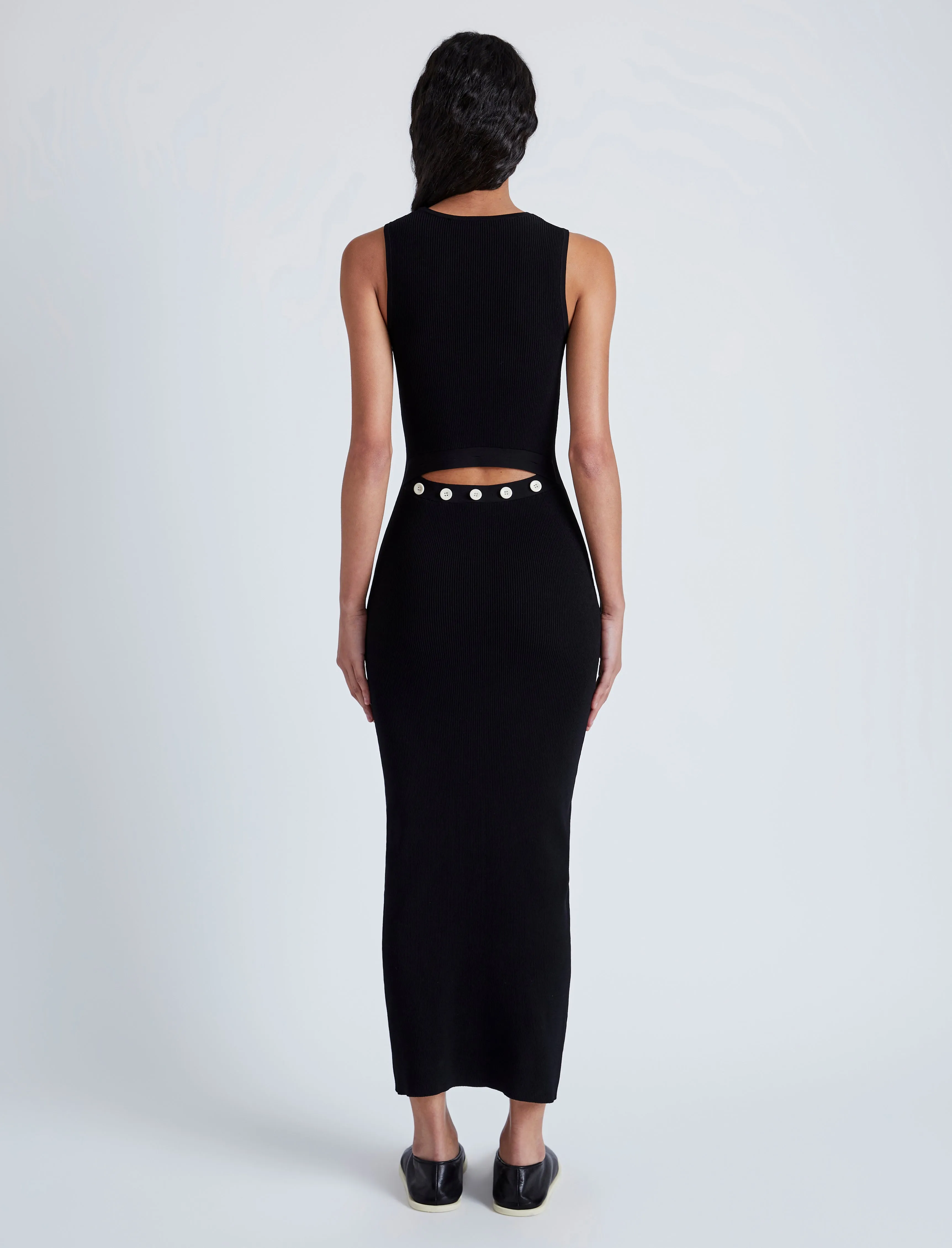 Cole Knit Dress in Viscose Rib sold by Proenza Schouler product image thumbnail 4