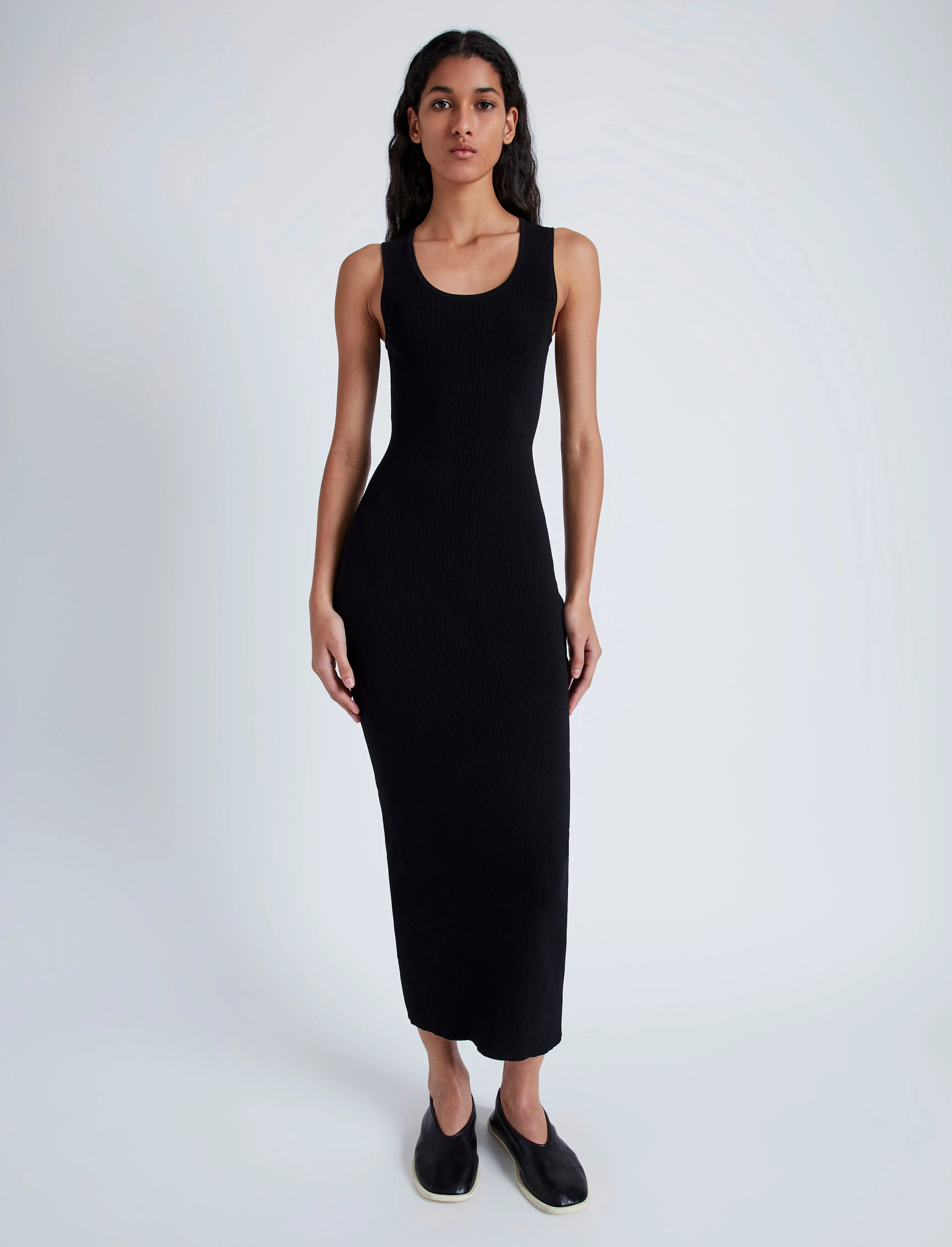 Cole Knit Dress in Viscose Rib sold by Proenza Schouler product image thumbnail 2