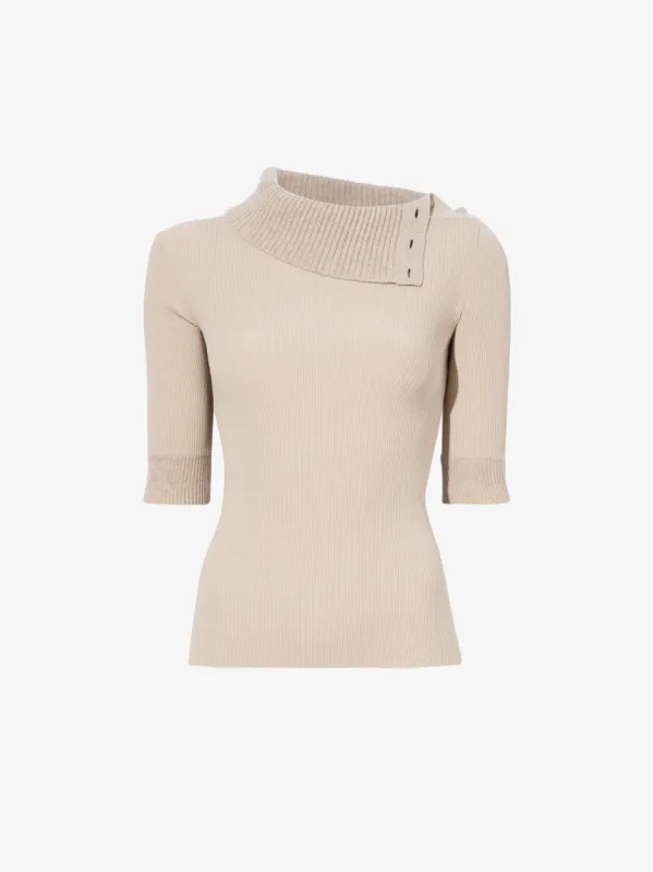 Daxton Sweater in Viscose Rib sold by Proenza Schouler