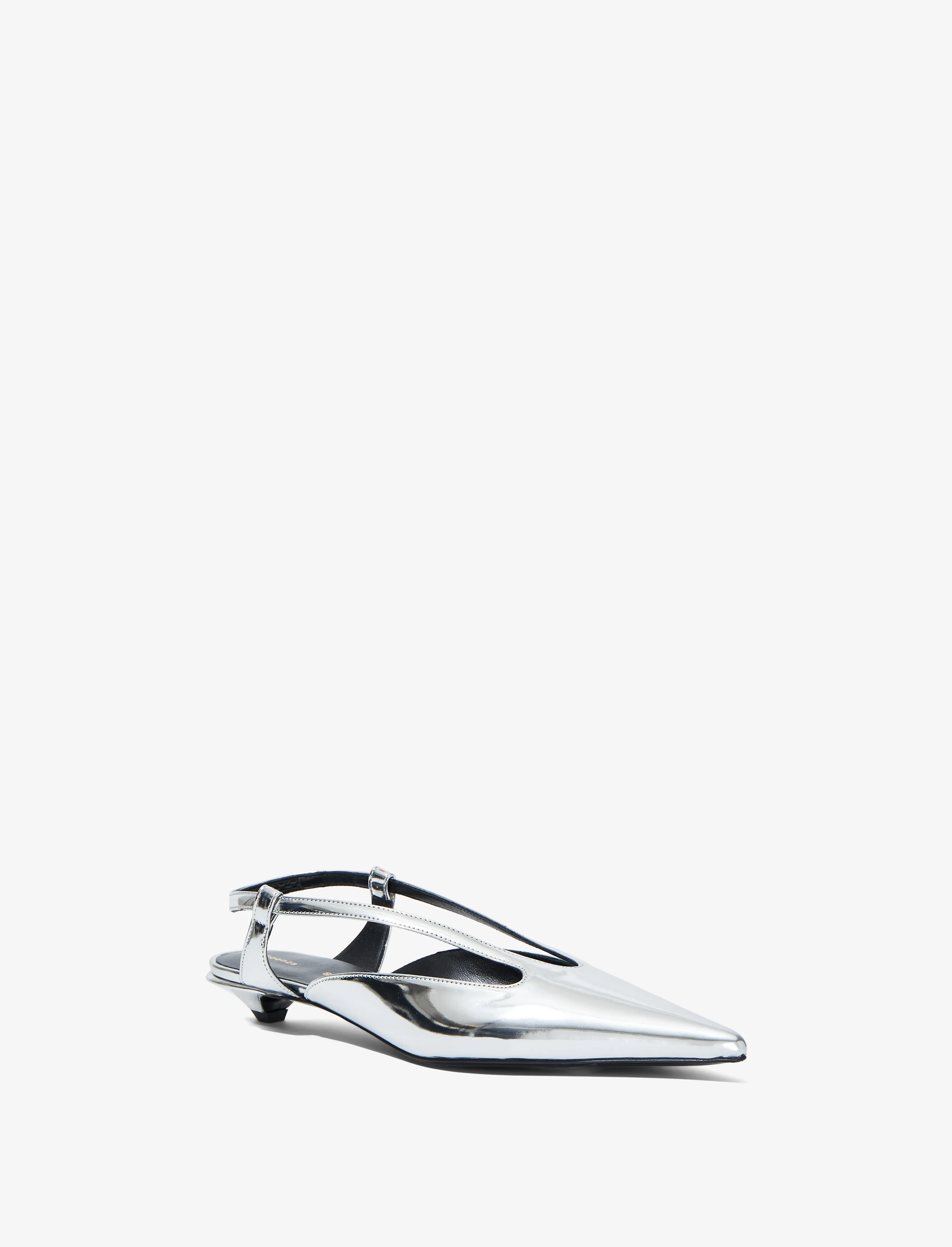 Point Slingback Pumps in Mirrored Metallic sold by Proenza Schouler product image thumbnail 2