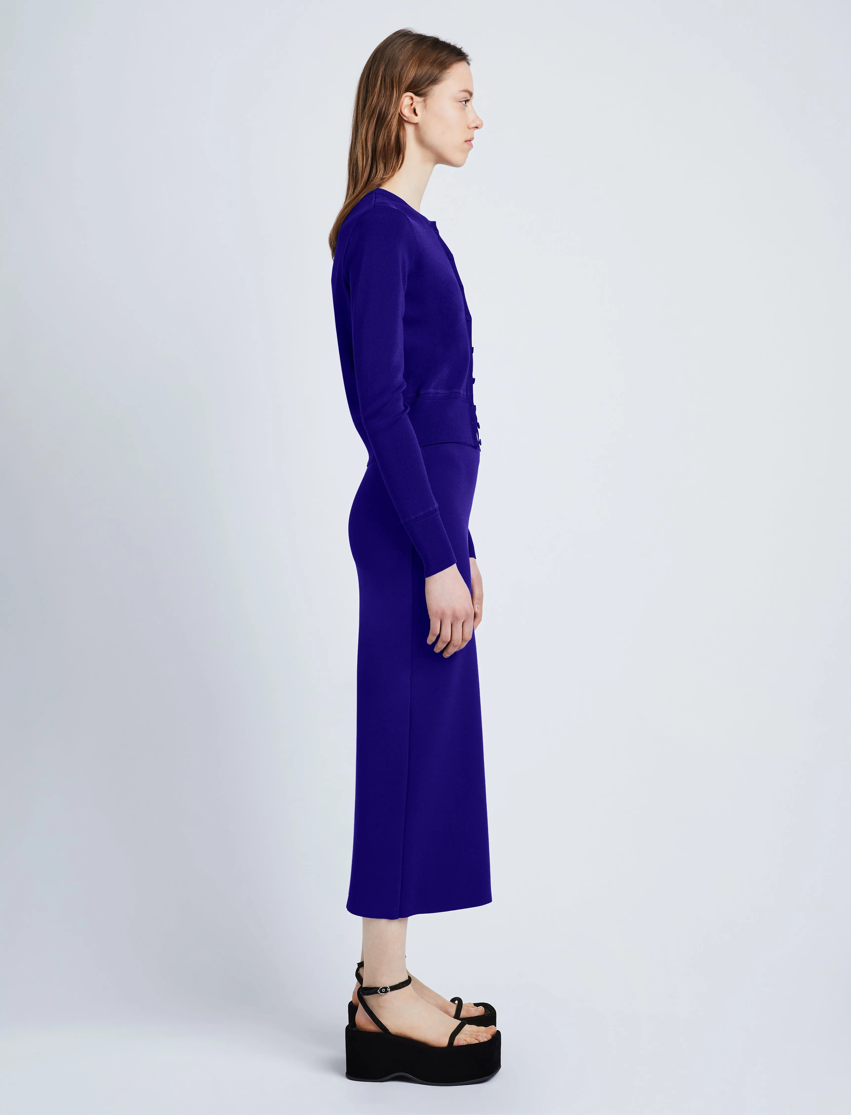 Silk Viscose Knit Skirt sold by Proenza Schouler product image thumbnail 3