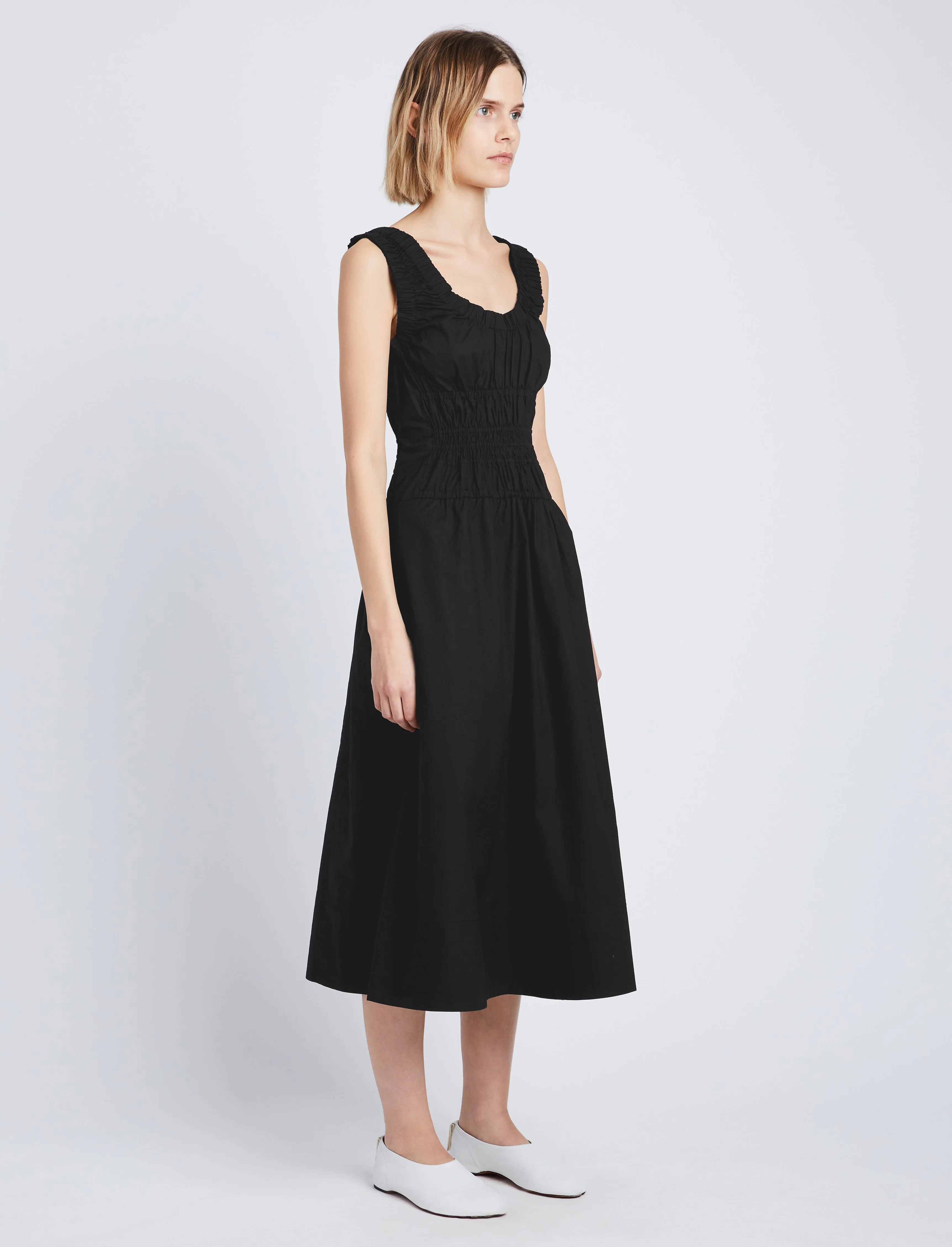 Penny Dress in Poplin sold by Proenza Schouler product image thumbnail 3