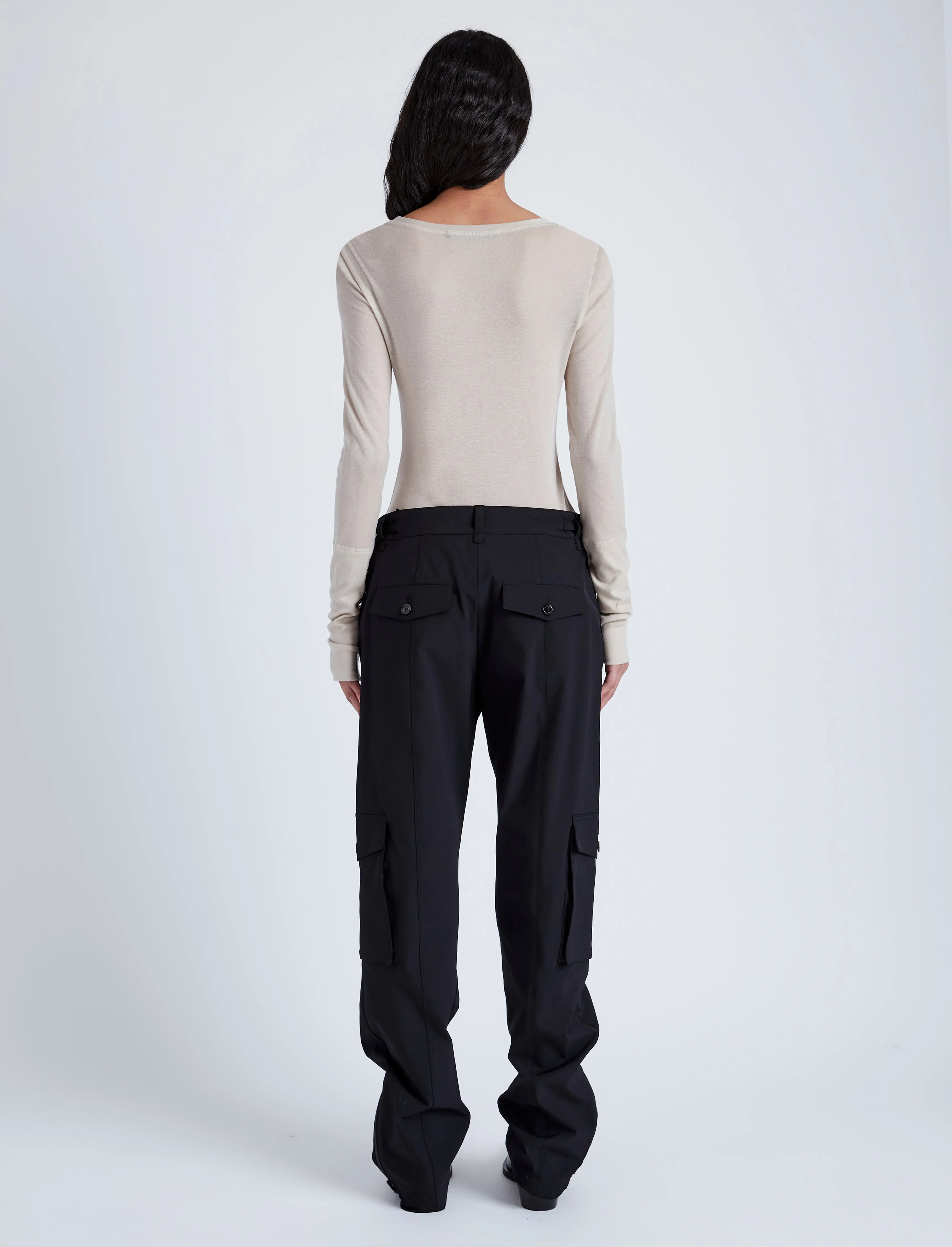 Kaiya Top in Sheer Slub Jersey sold by Proenza Schouler product image thumbnail 5