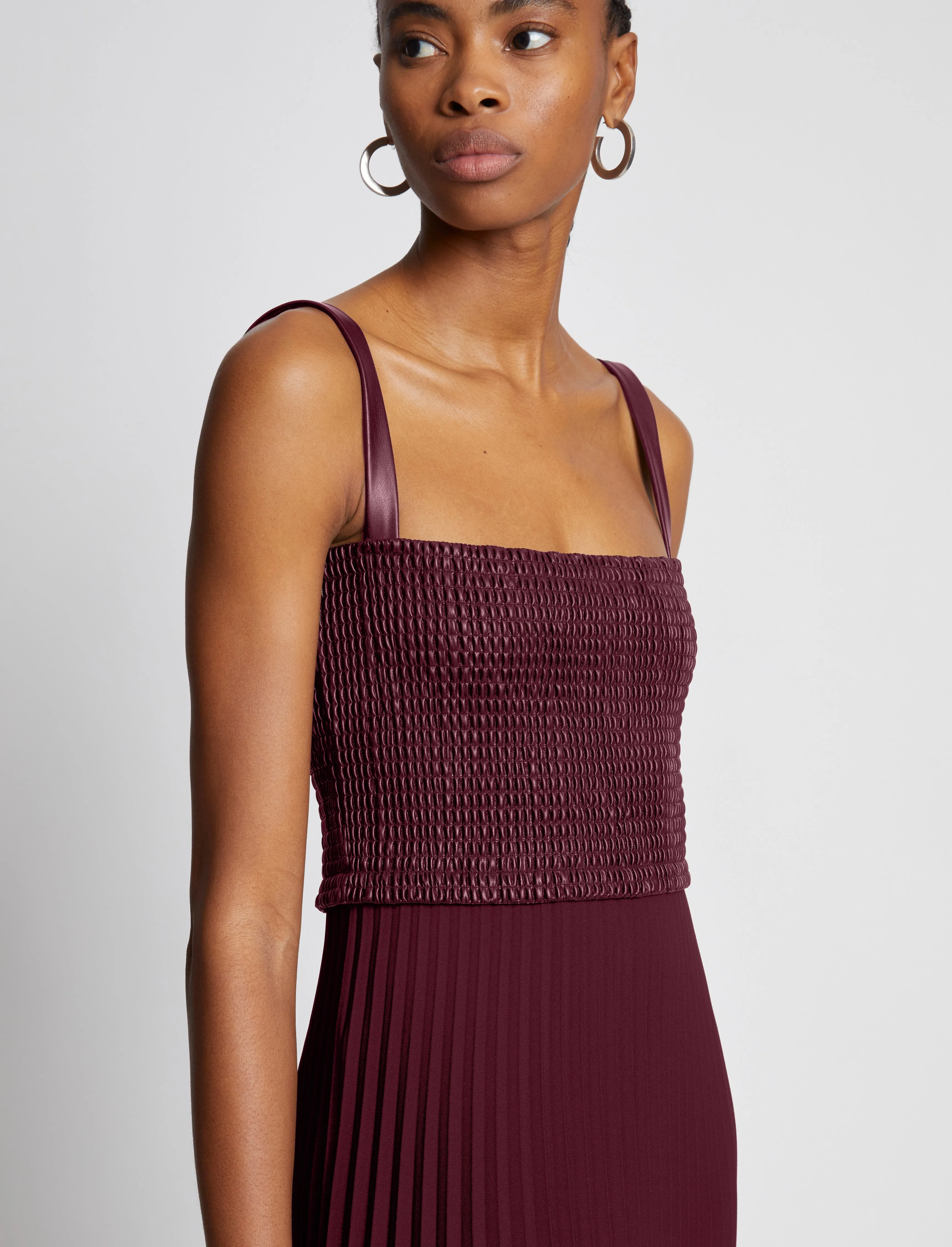 Bi-Color Pleated Dress sold by Proenza Schouler product image thumbnail 5