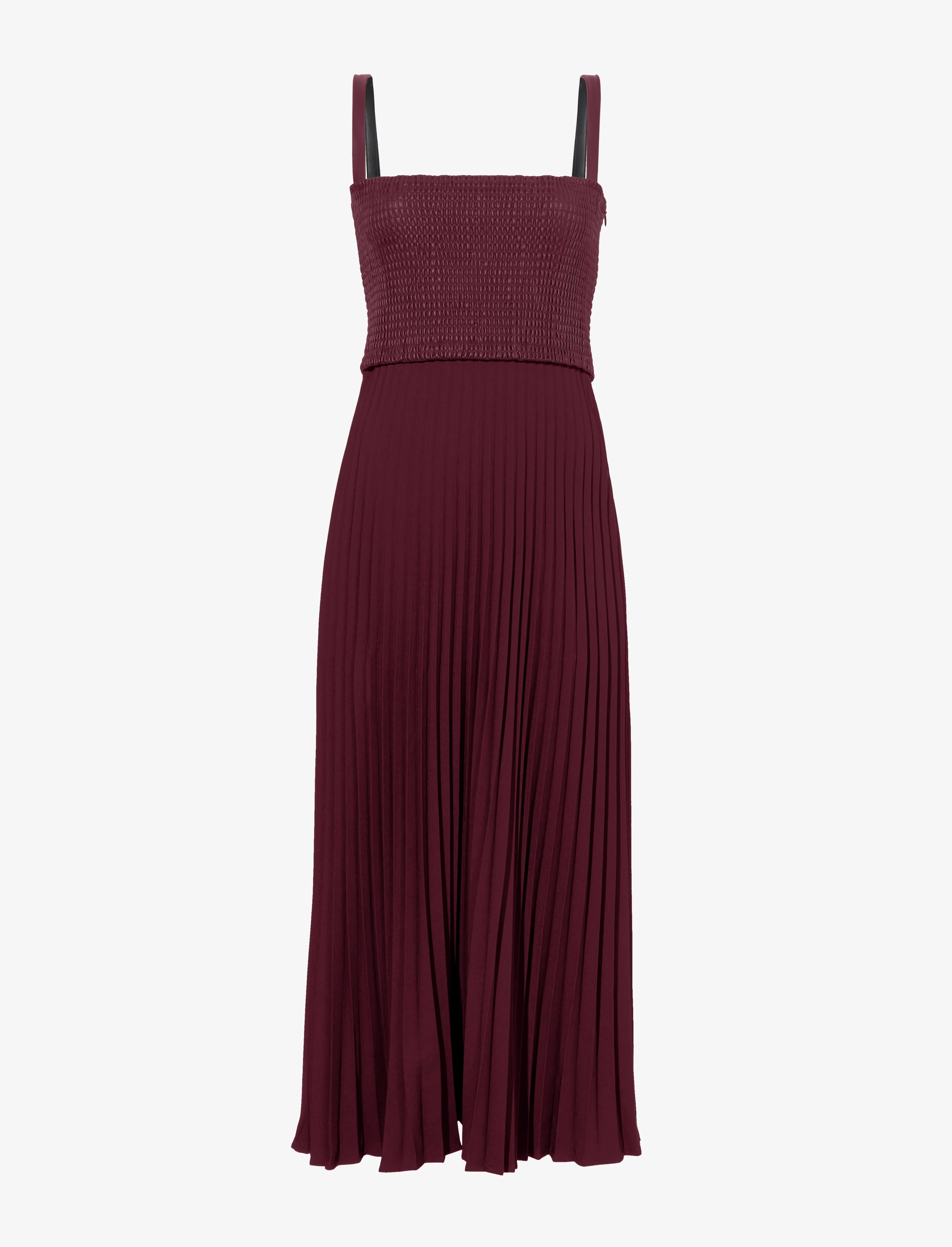 Bi-Color Pleated Dress sold by Proenza Schouler