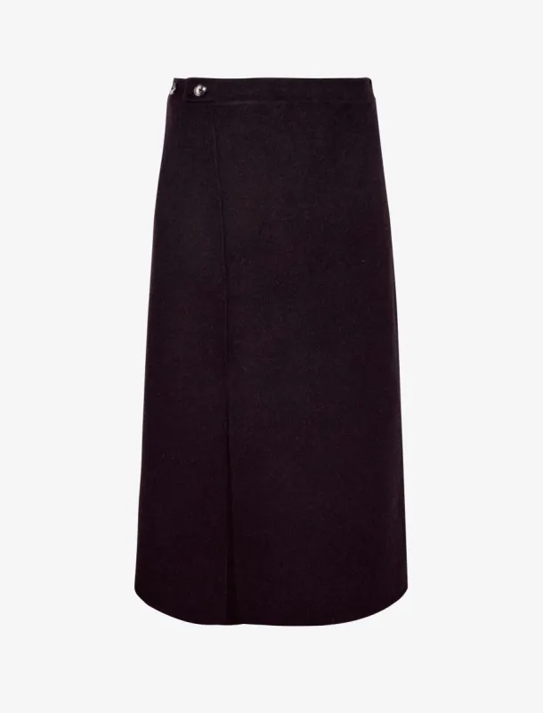 Adrian Skirt in Brushed Wool sold by Proenza Schouler