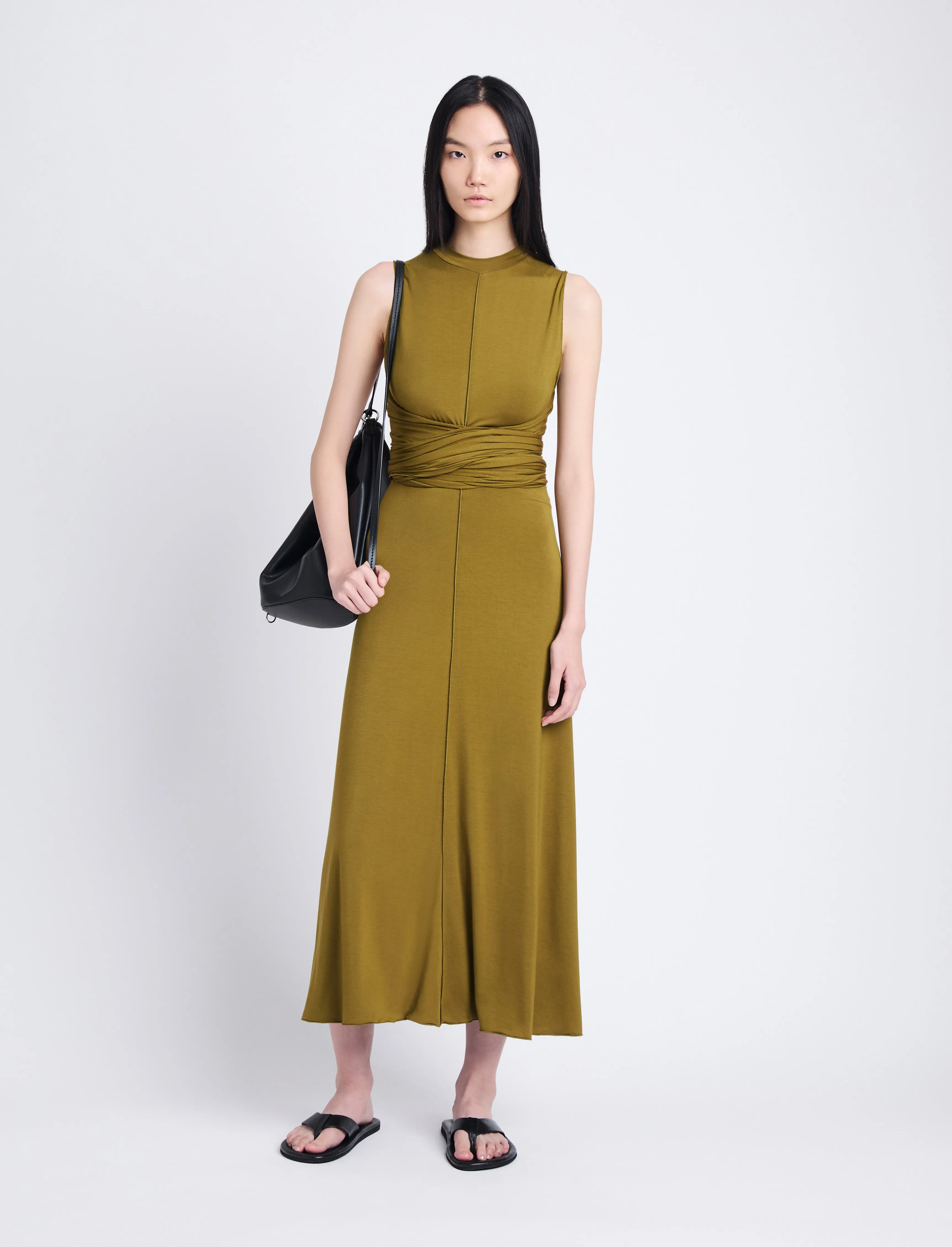 Beatrice Dress in Solid Jersey sold by Proenza Schouler product image thumbnail 2