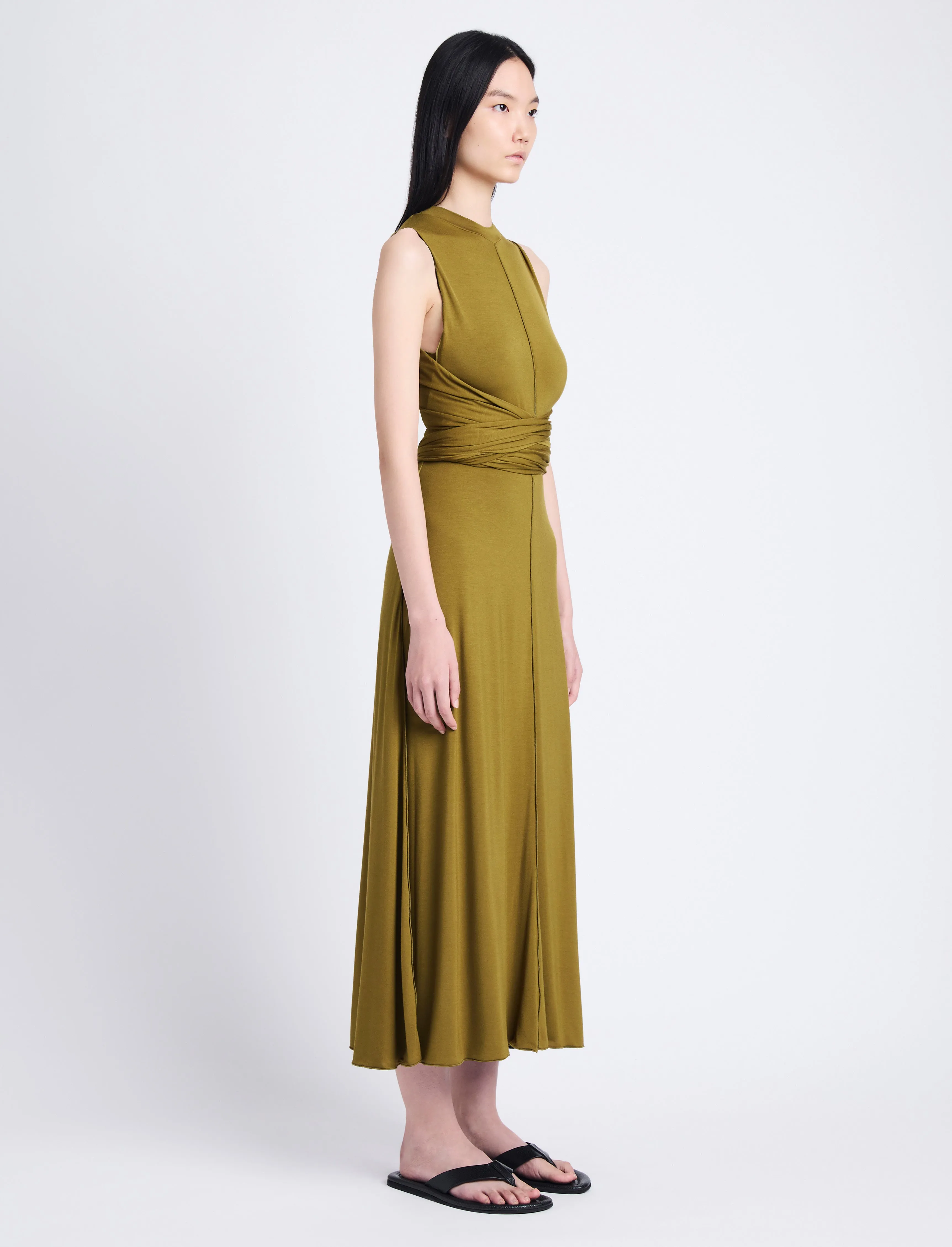 Beatrice Dress in Solid Jersey sold by Proenza Schouler product image thumbnail 3