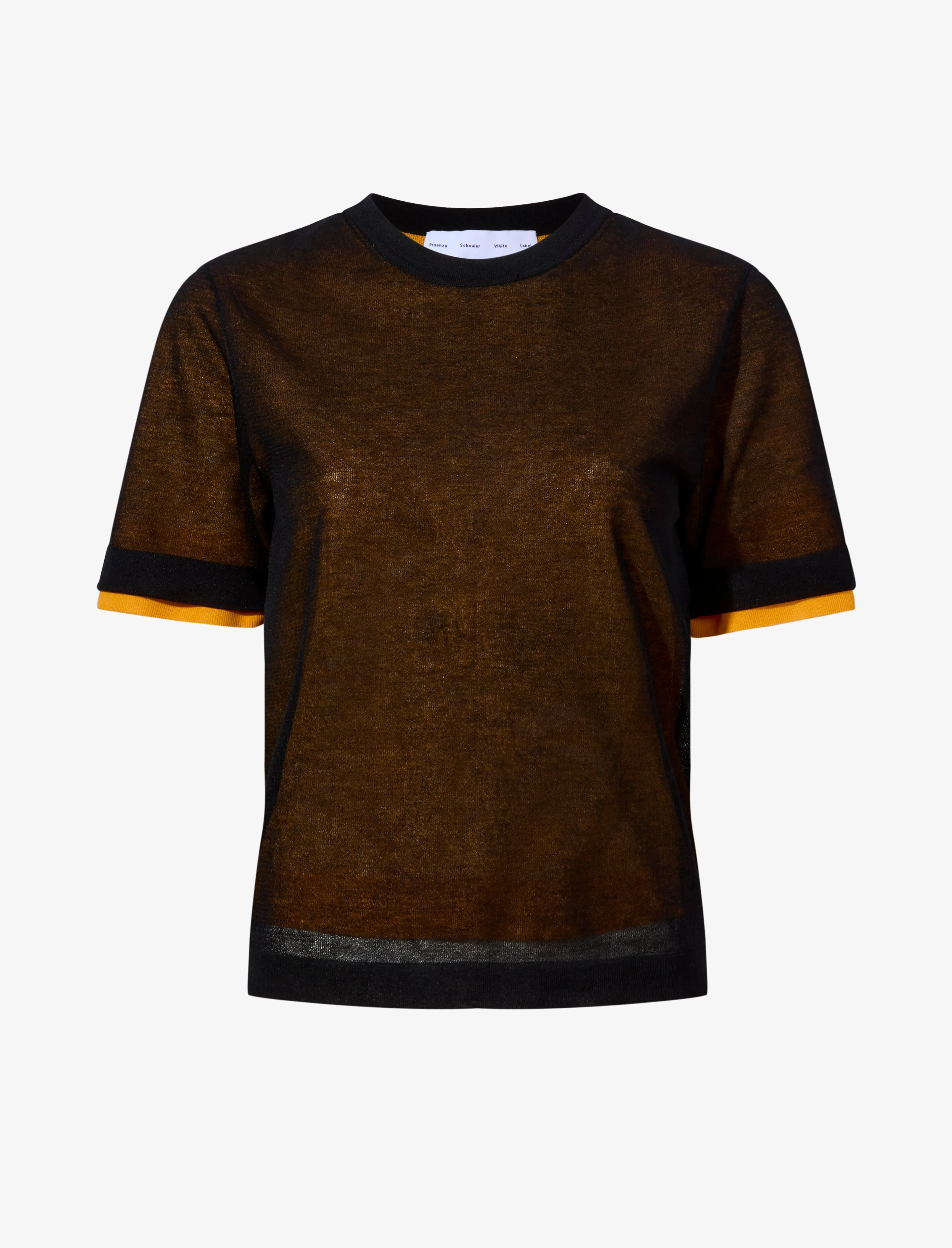 Powell Layered Top in Sheer Knit sold by Proenza Schouler