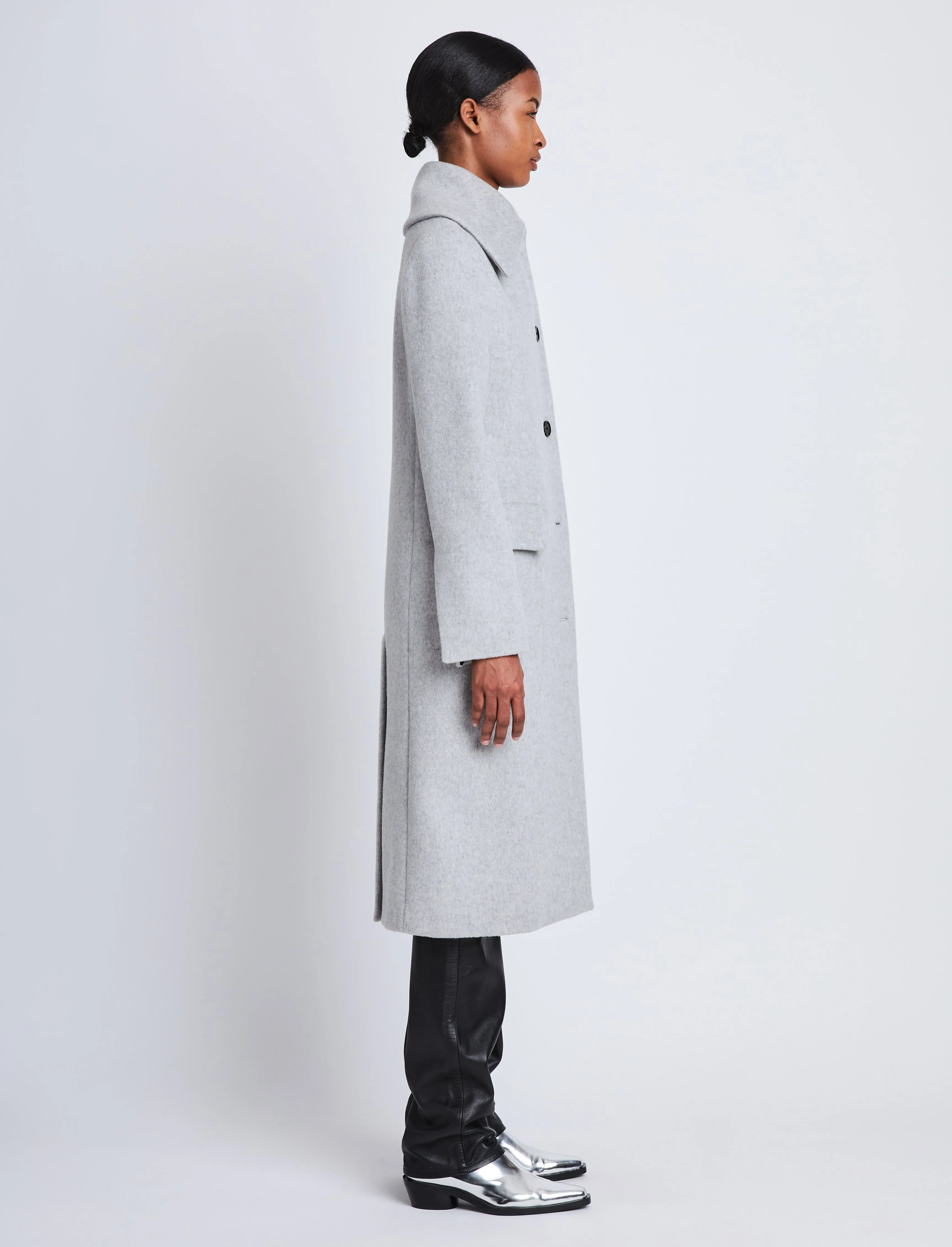 Louise Coat in Wool Cashmere sold by Proenza Schouler product image thumbnail 3