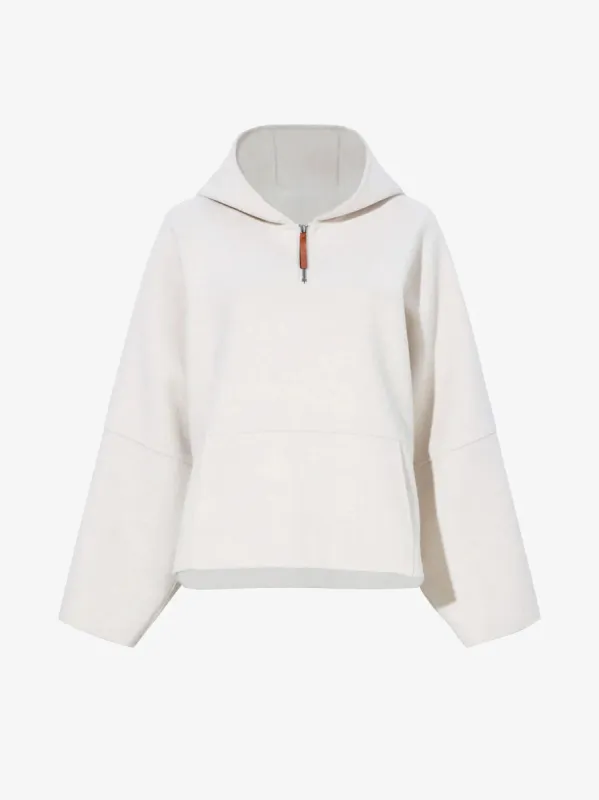 Isaac Hoodie in Double Face Wool made by Proenza Schouler