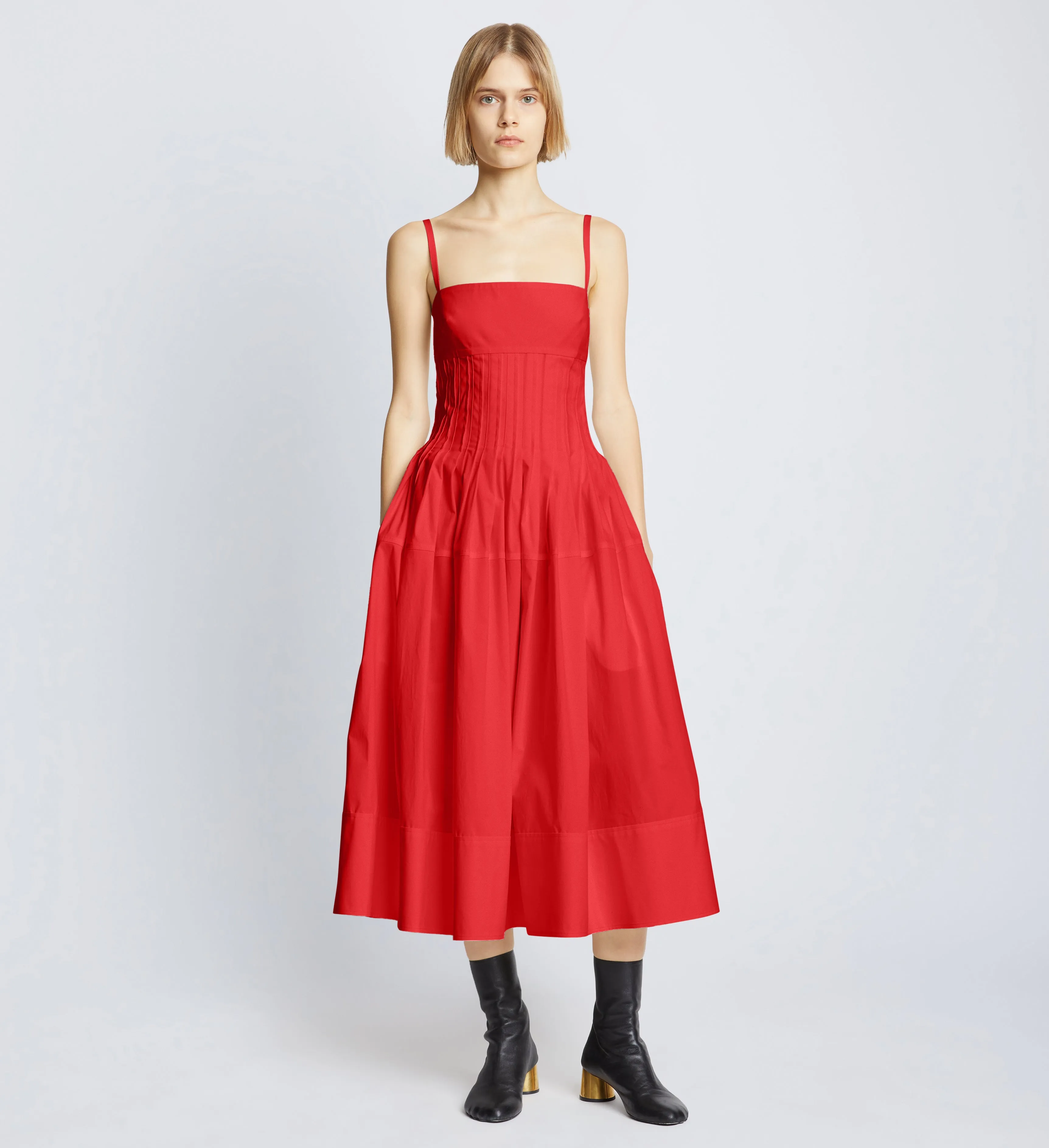 Poplin Pintuck Dress sold by Proenza Schouler product image thumbnail 2