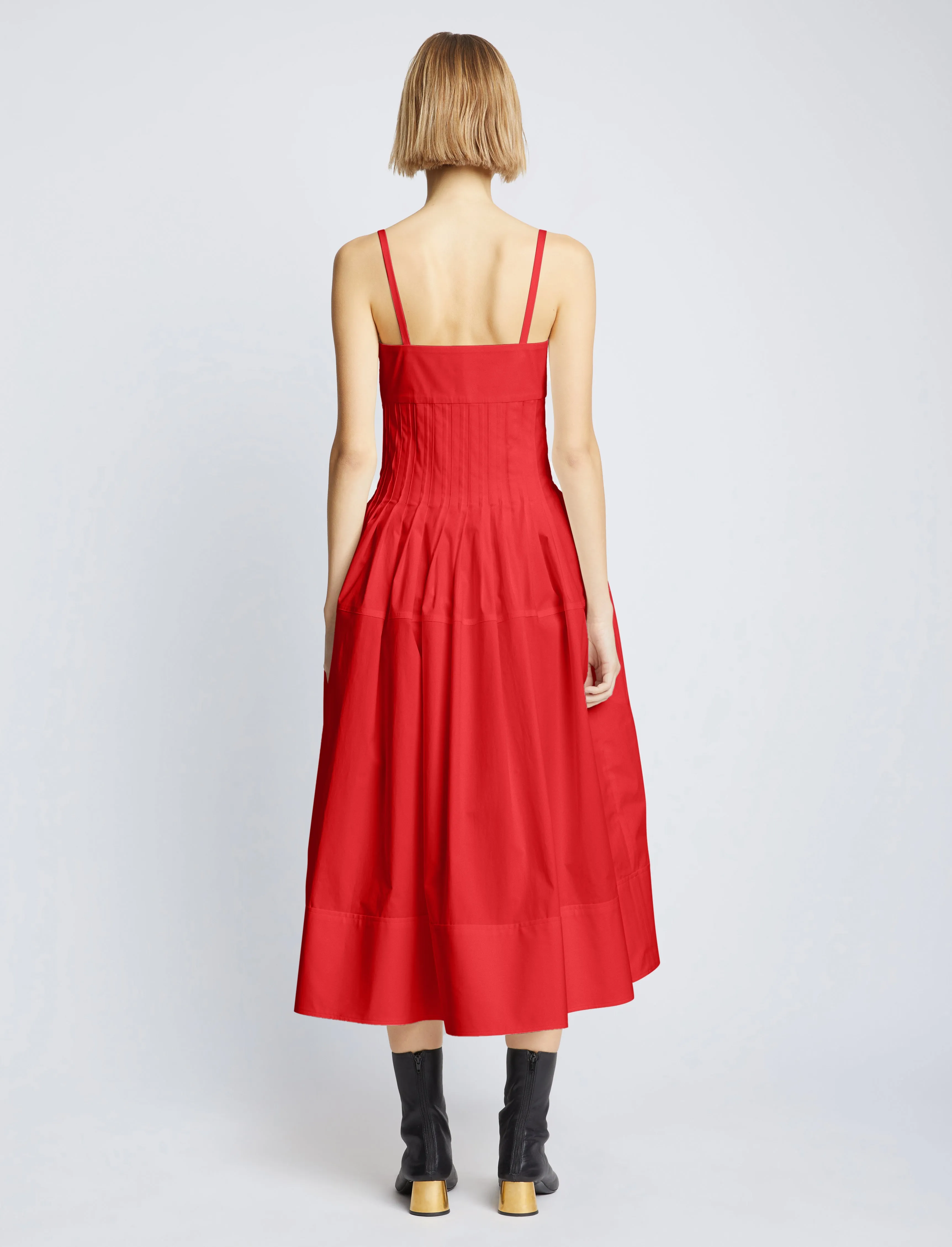 Poplin Pintuck Dress sold by Proenza Schouler product image thumbnail 4