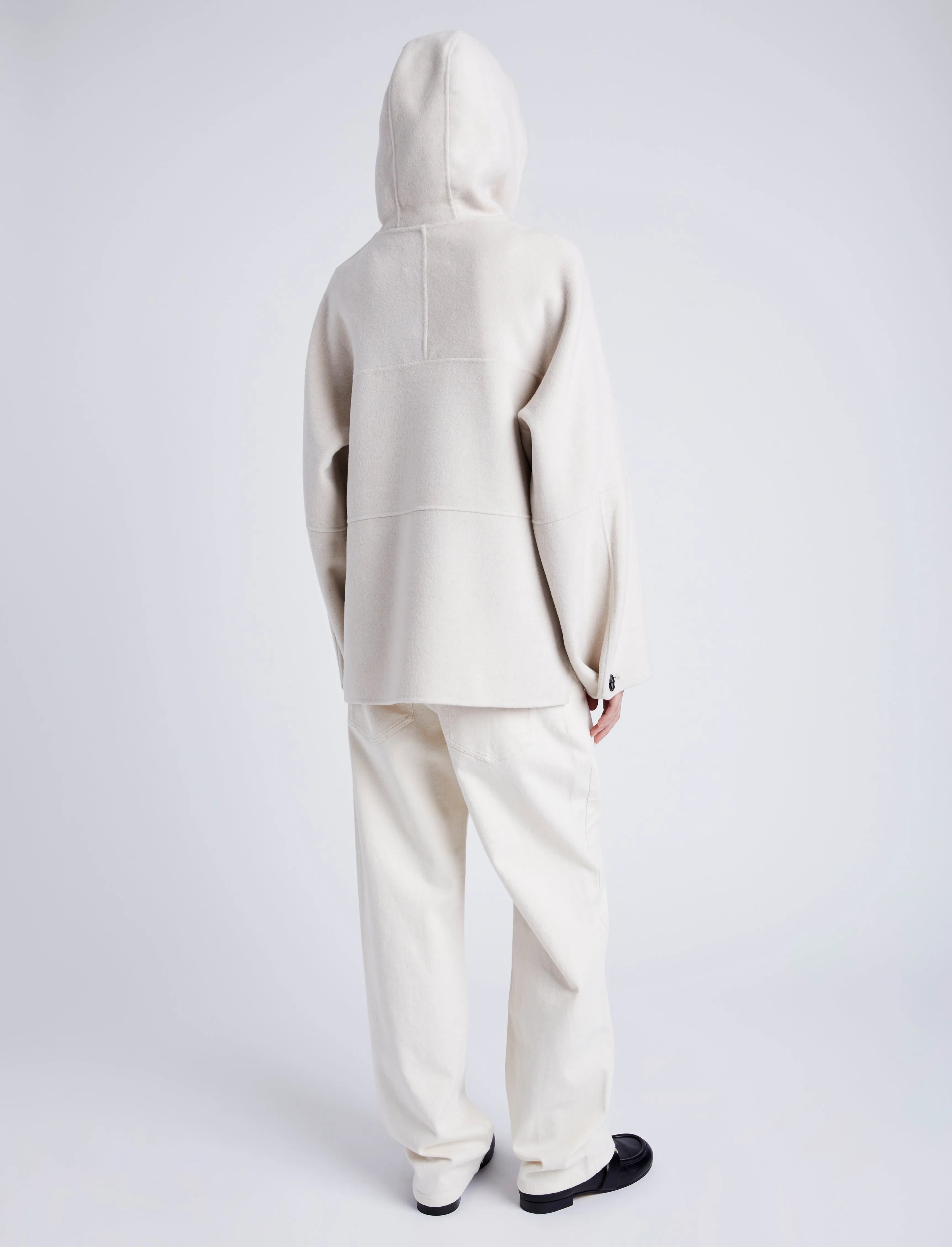 Isaac Hoodie in Double Face Wool sold by Proenza Schouler product image thumbnail 5