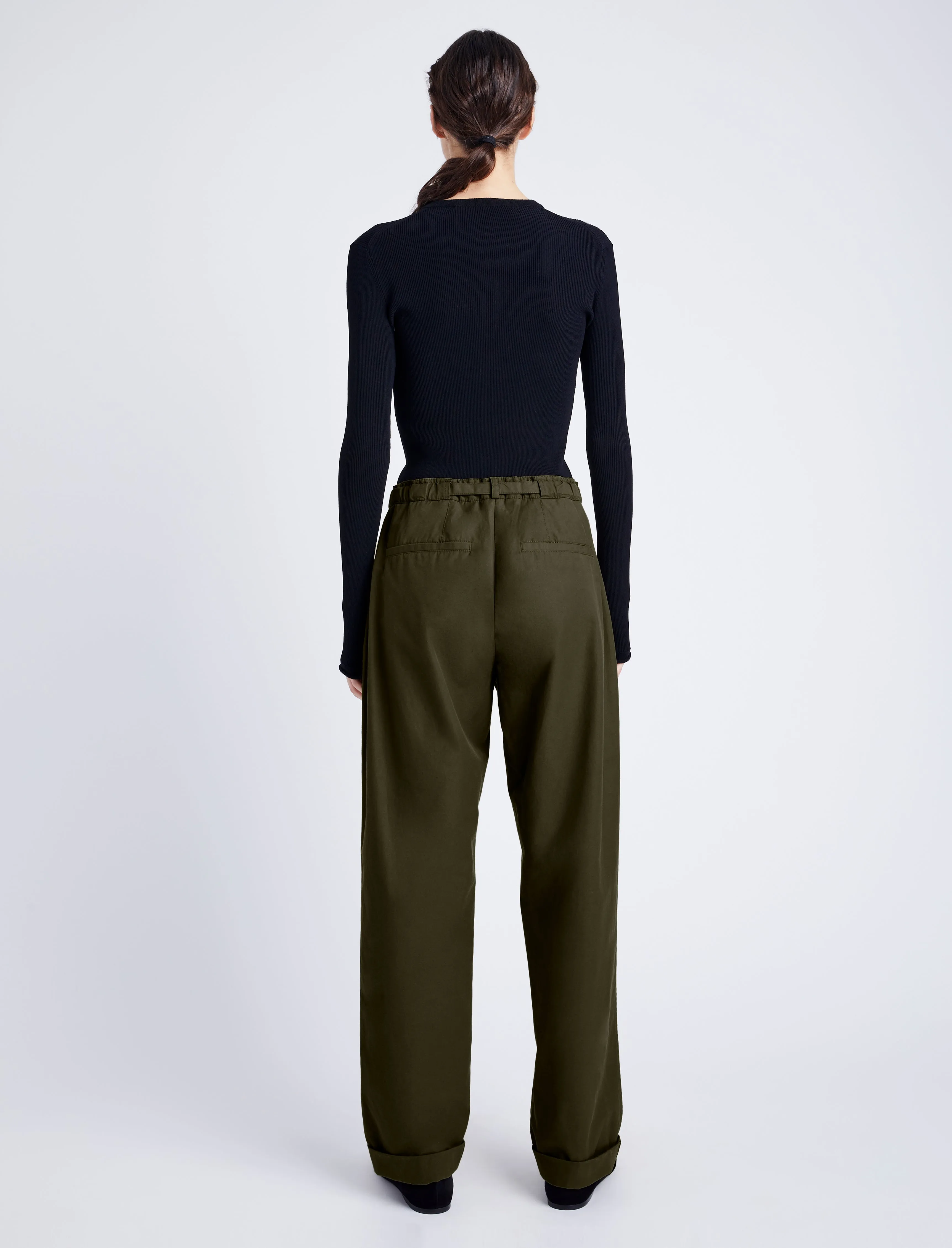 Preston Pant in Tech Cotton sold by Proenza Schouler product image thumbnail 4