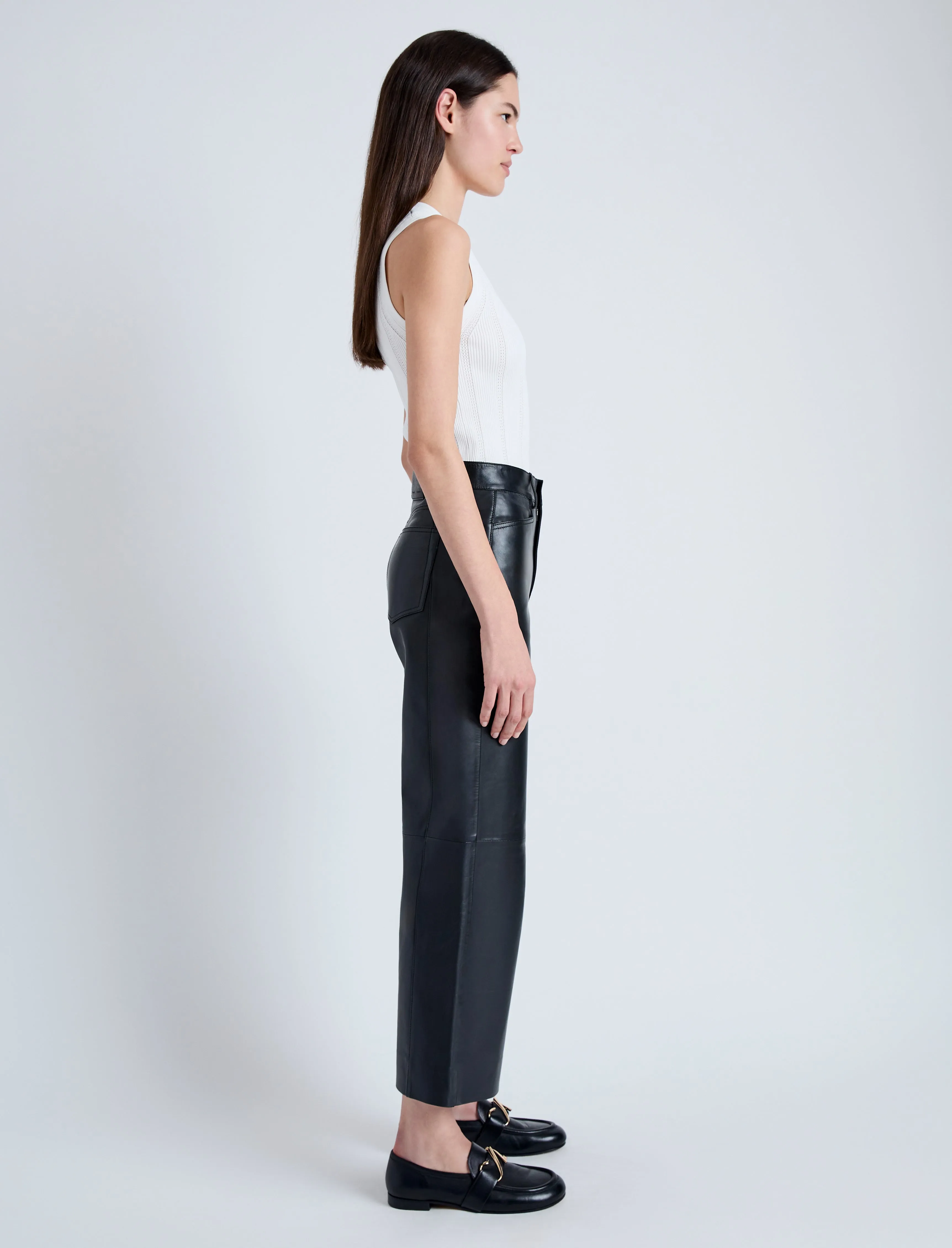 Leather Culottes sold by Proenza Schouler product image thumbnail 3
