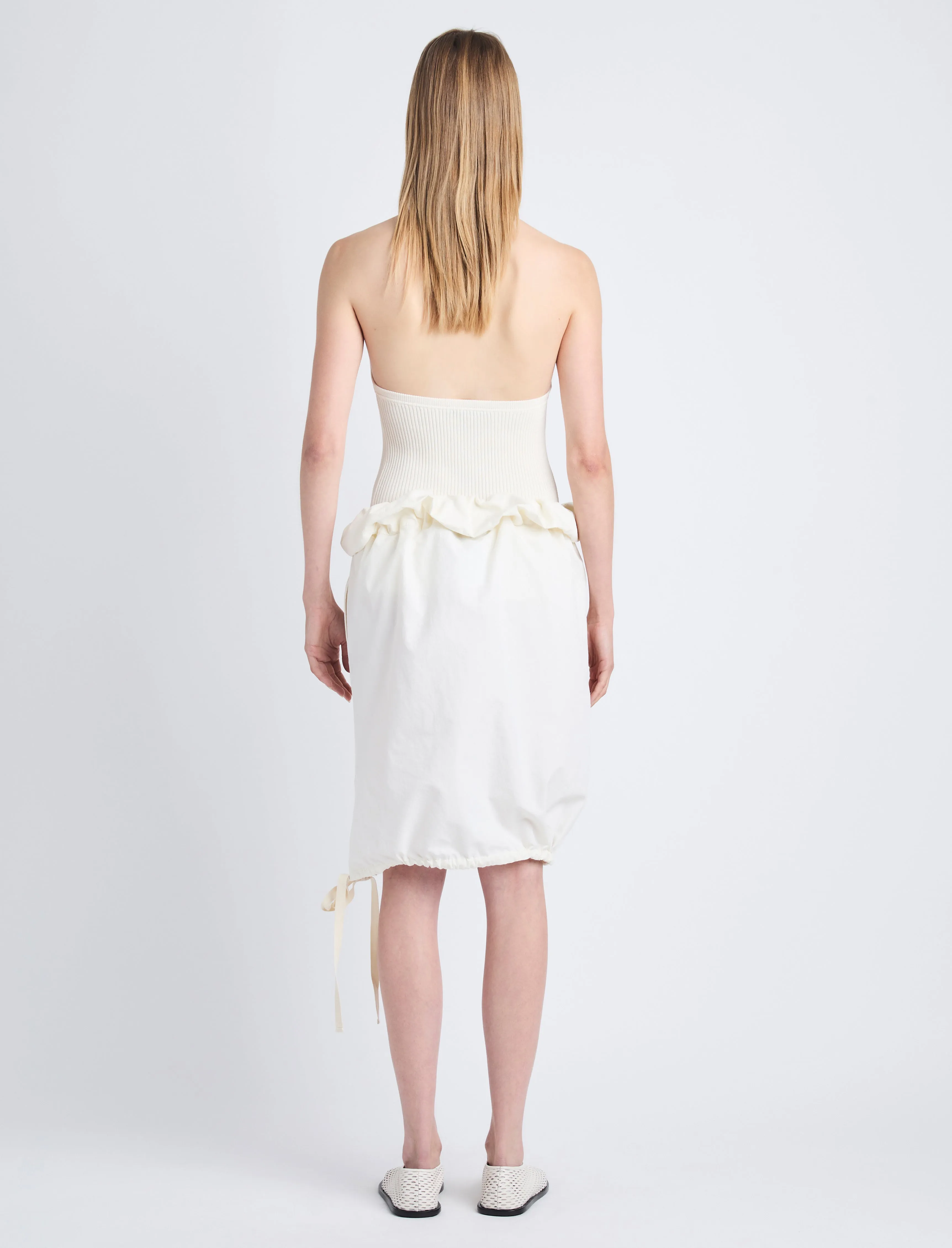 Hayley Skirt in Lightweight Crinkle Poplin sold by Proenza Schouler product image thumbnail 4