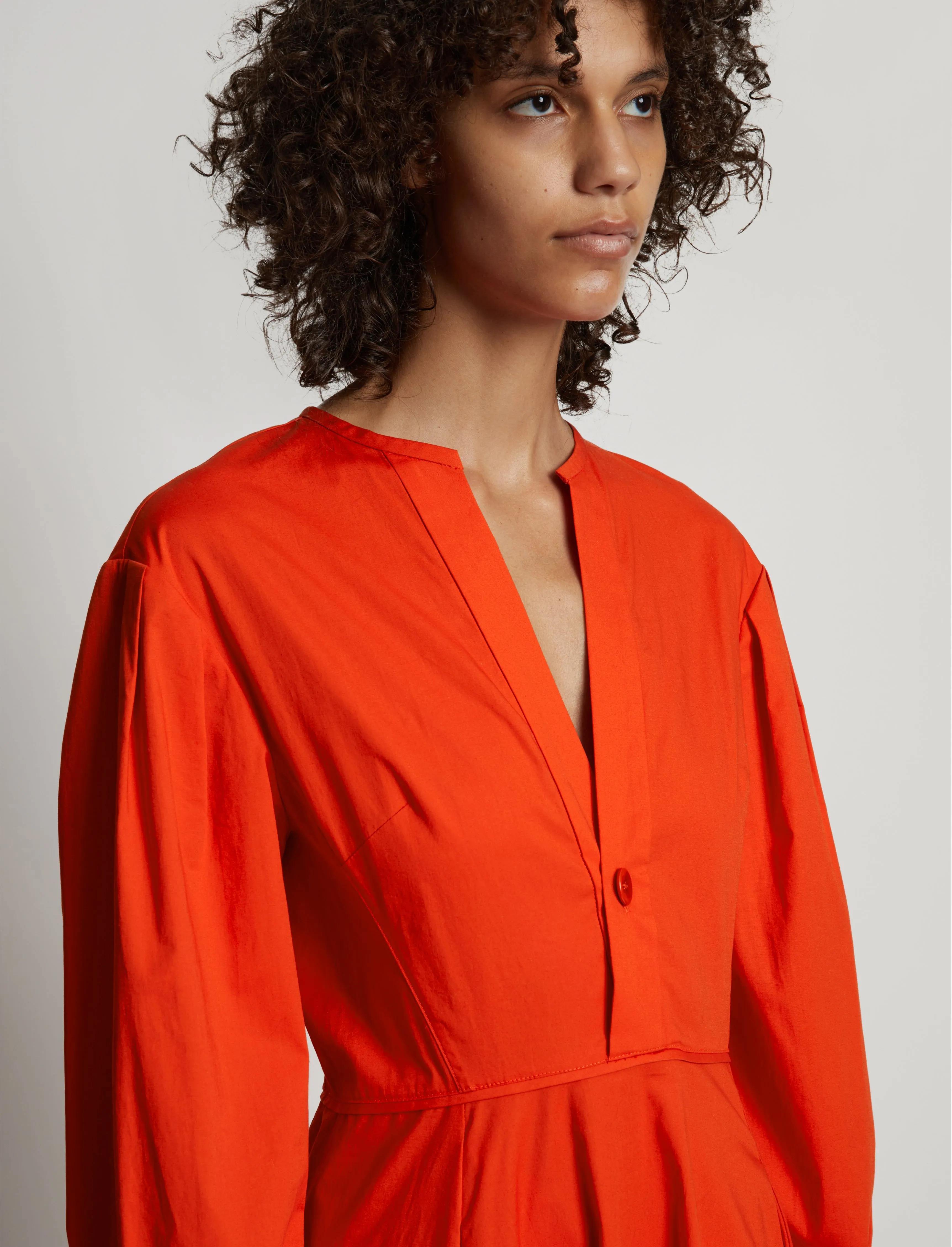 V-Neck Poplin Dress sold by Proenza Schouler product image thumbnail 5