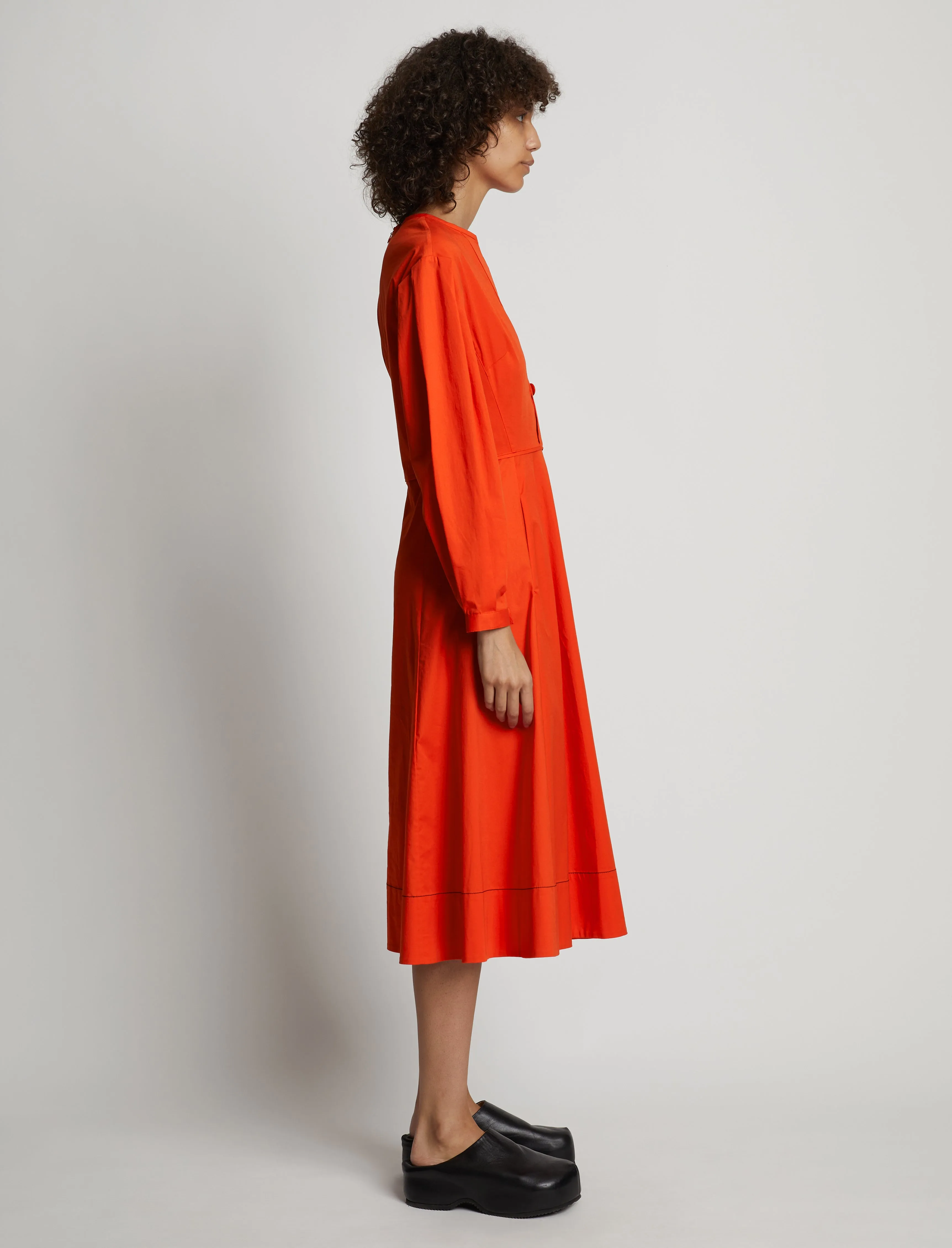 V-Neck Poplin Dress sold by Proenza Schouler product image thumbnail 3