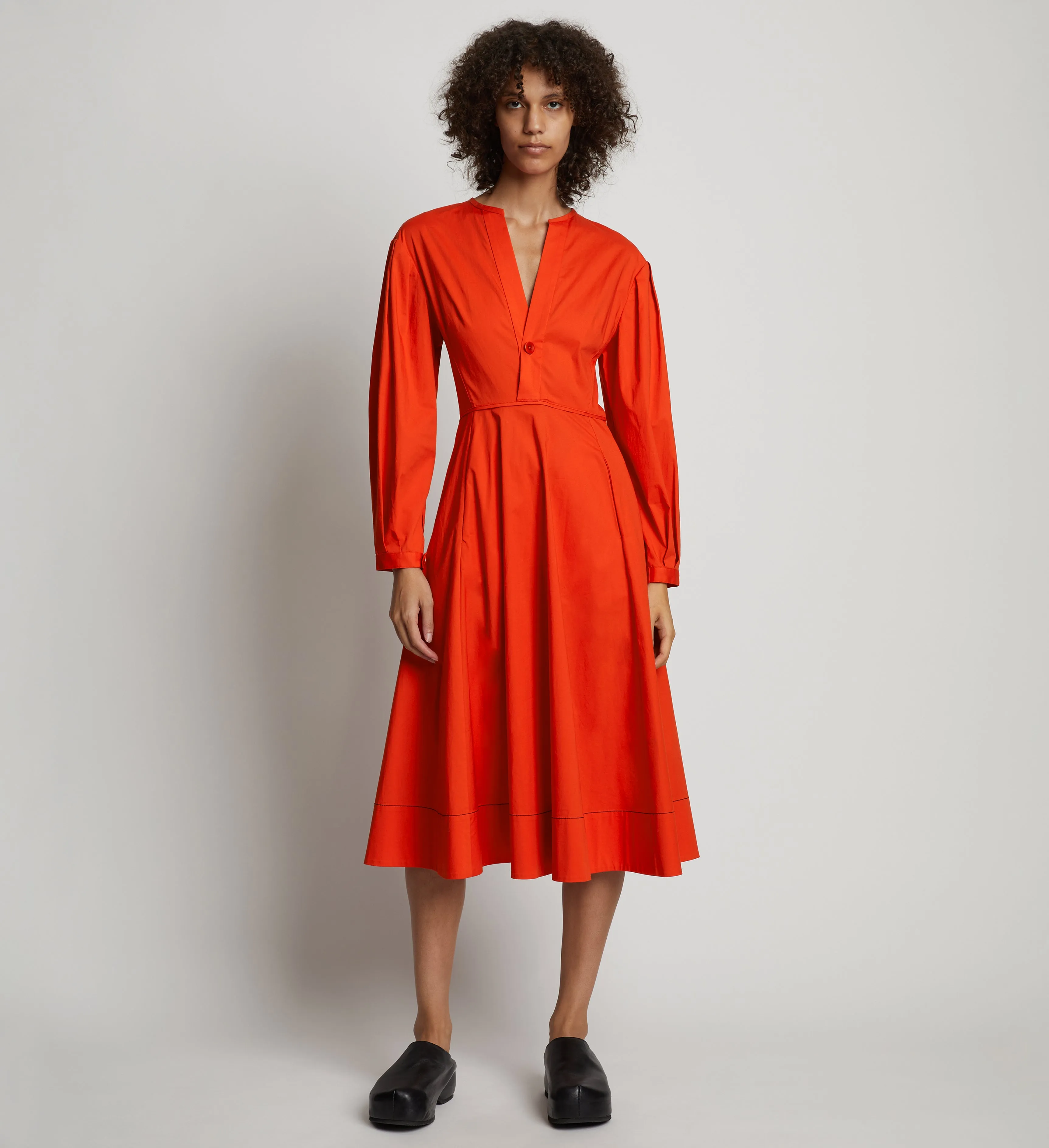 V-Neck Poplin Dress sold by Proenza Schouler product image thumbnail 2