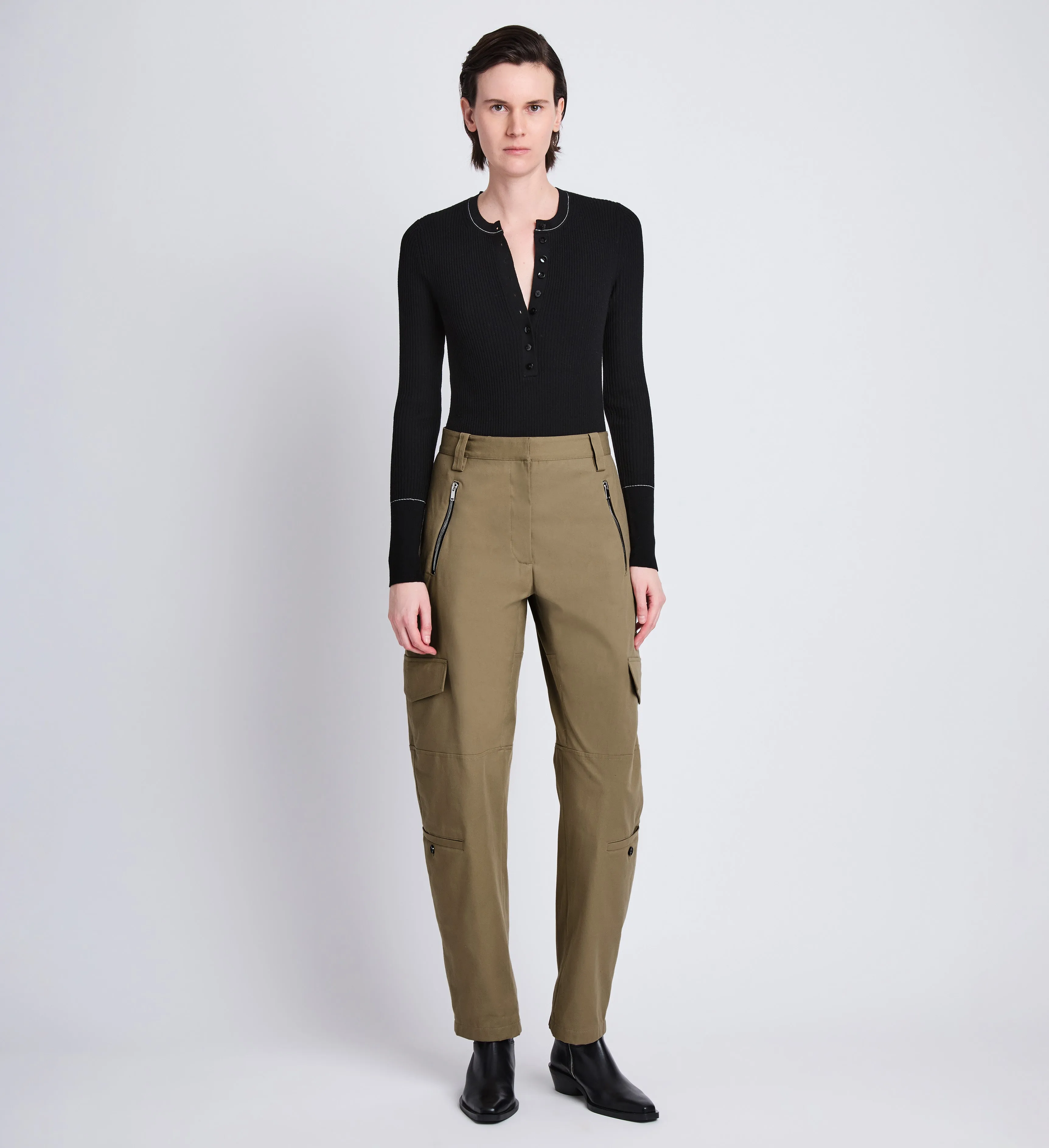 Jackson Cargo Pant in Cotton Twill sold by Proenza Schouler product image thumbnail 2